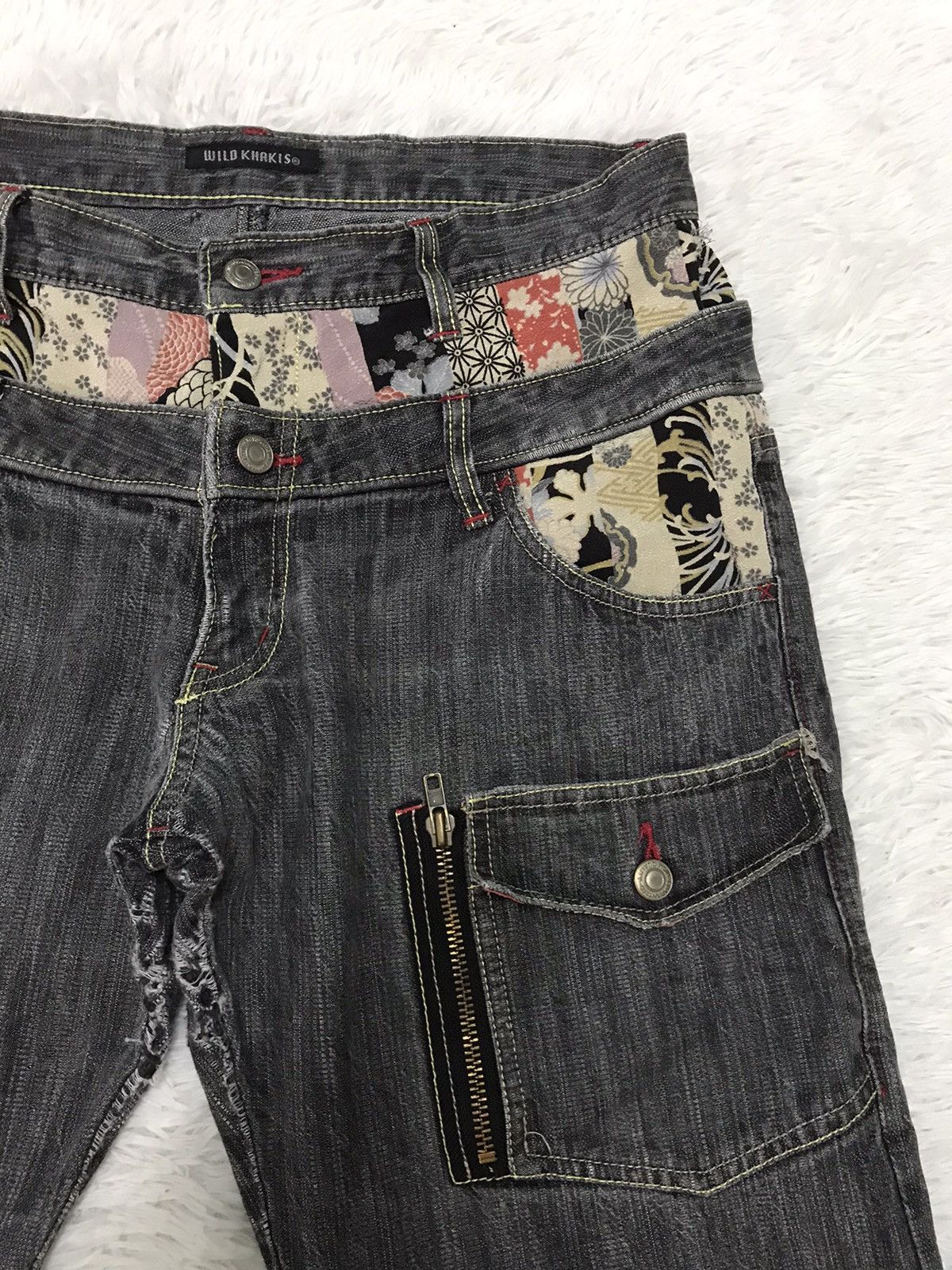 Japanese Brand Wild Khakis Multipockets Pant Size US 35 - 7 Thumbnail