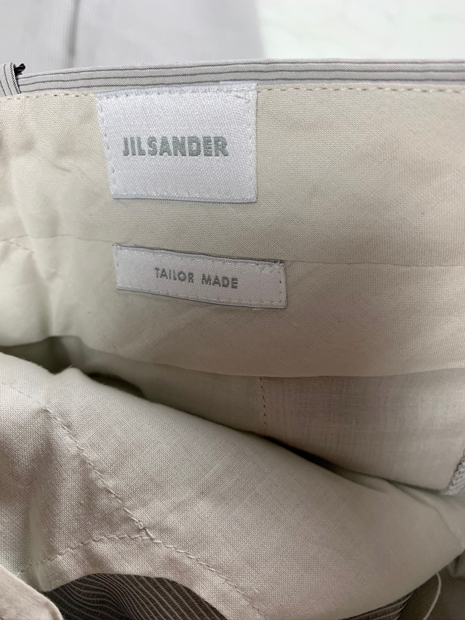 Jil Sander 🔥65% OFF🔥 [SALE] Jil Sander Grey Striped Suit Size 48R - 22 Thumbnail