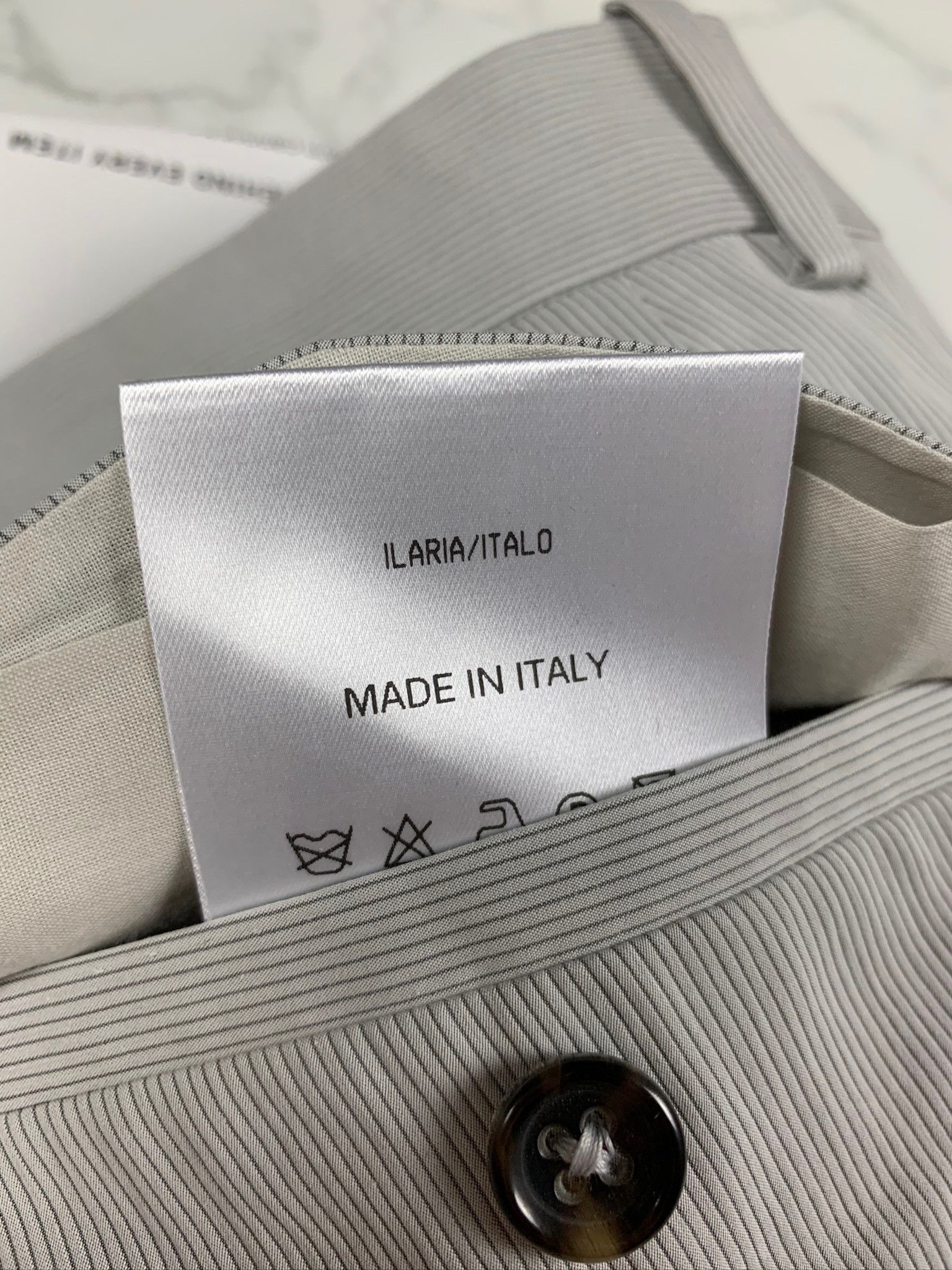 Jil Sander 🔥65% OFF🔥 [SALE] Jil Sander Grey Striped Suit Size 48R - 24 Thumbnail