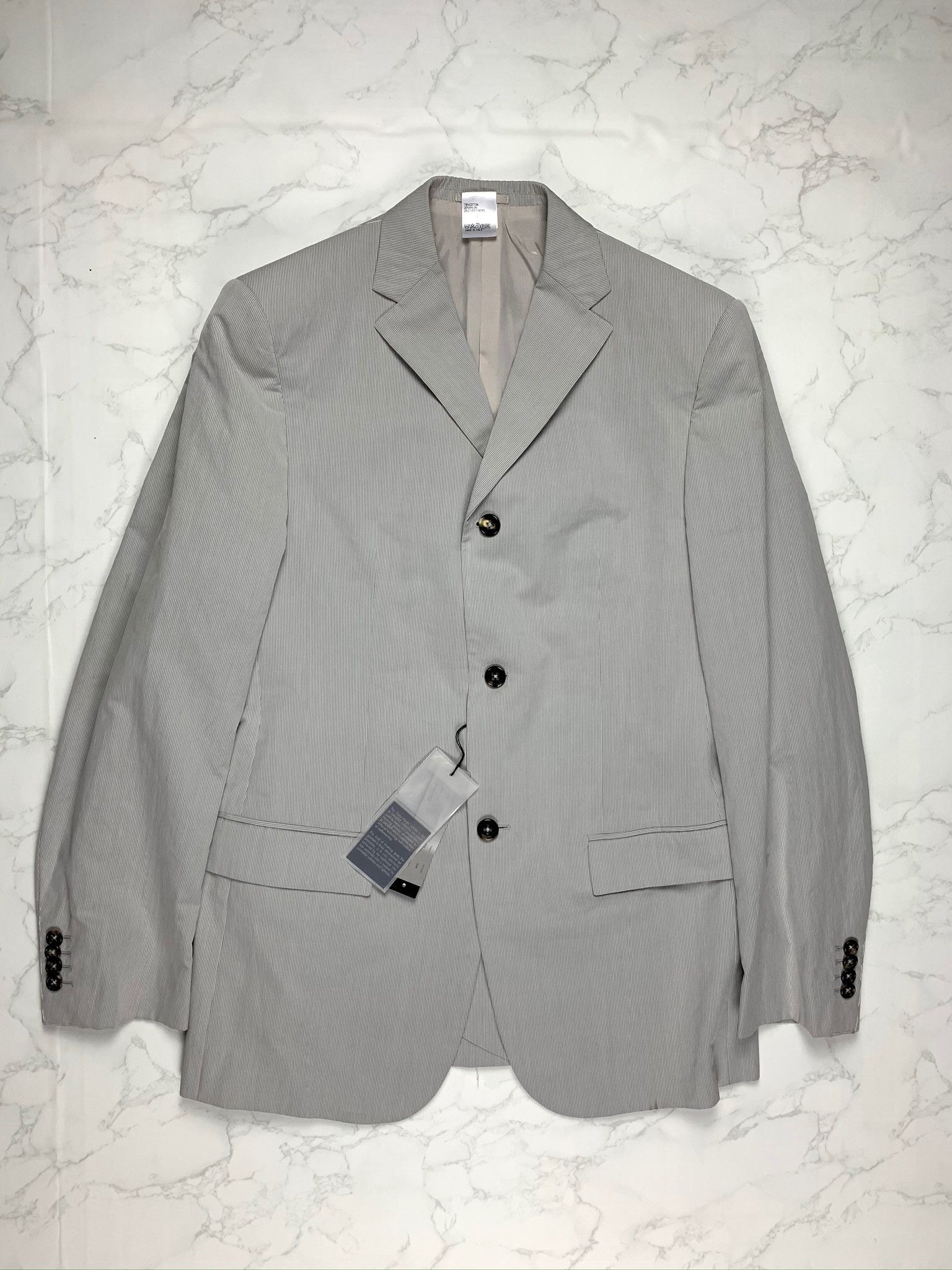 Jil Sander 🔥65% OFF🔥 [SALE] Jil Sander Grey Striped Suit Size 48R - 7 Thumbnail