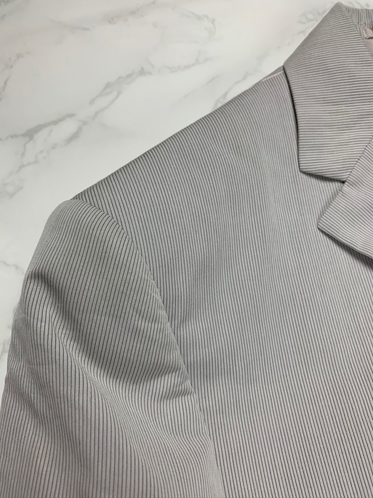 Jil Sander 🔥65% OFF🔥 [SALE] Jil Sander Grey Striped Suit Size 48R - 9 Thumbnail
