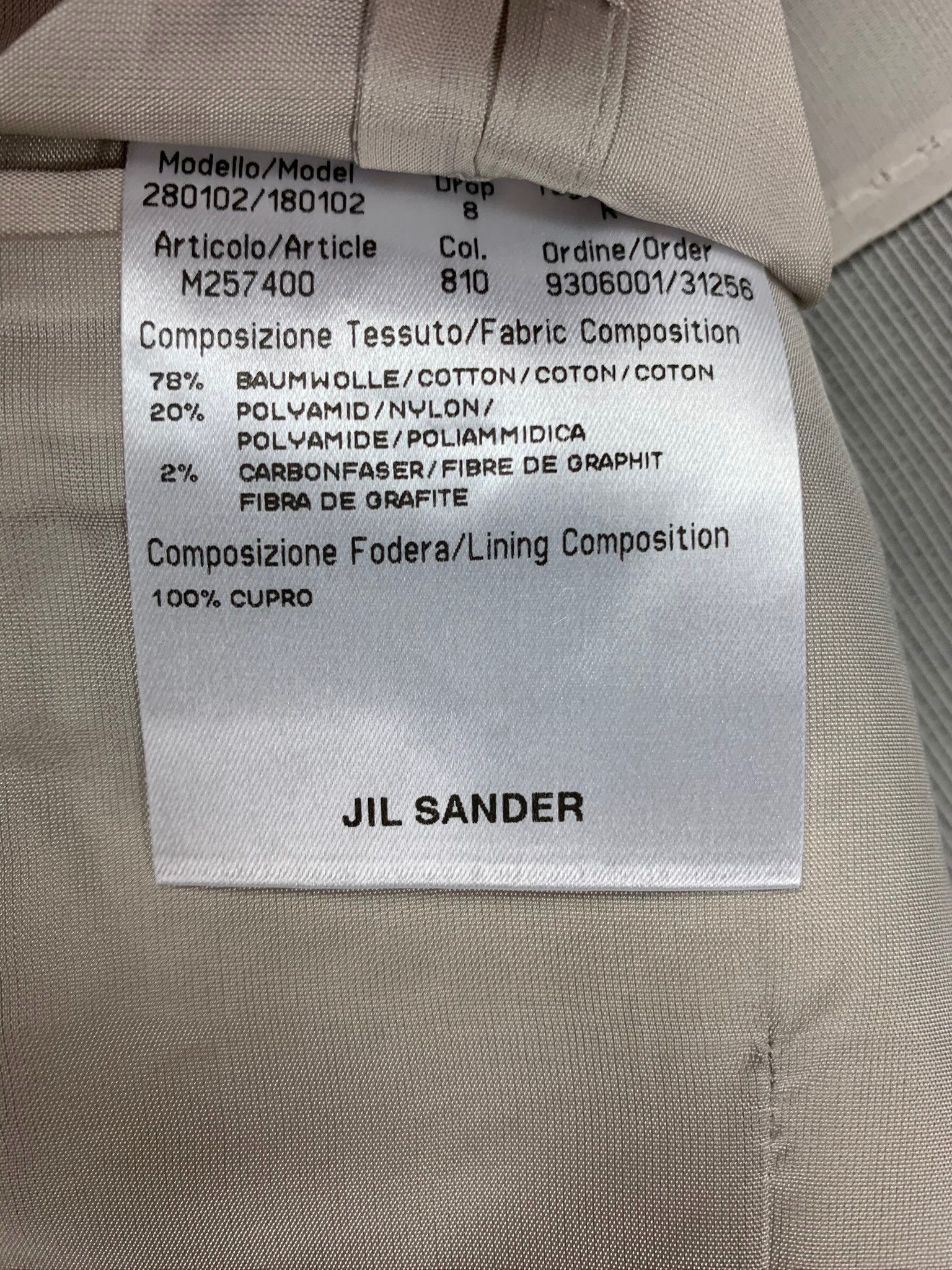Jil Sander 🔥65% OFF🔥 [SALE] Jil Sander Grey Striped Suit Size 48R - 12 Thumbnail
