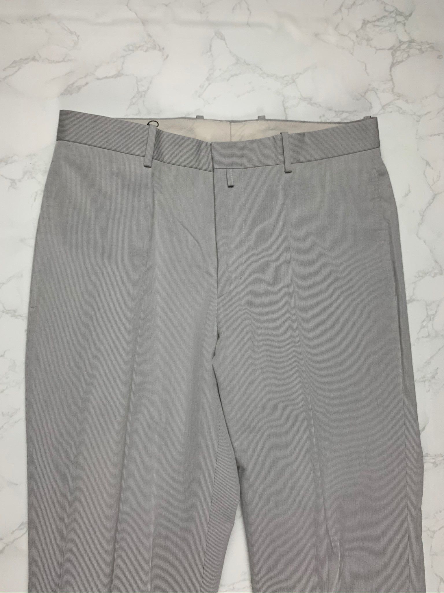 Jil Sander 🔥65% OFF🔥 [SALE] Jil Sander Grey Striped Suit Size 48R - 15 Thumbnail