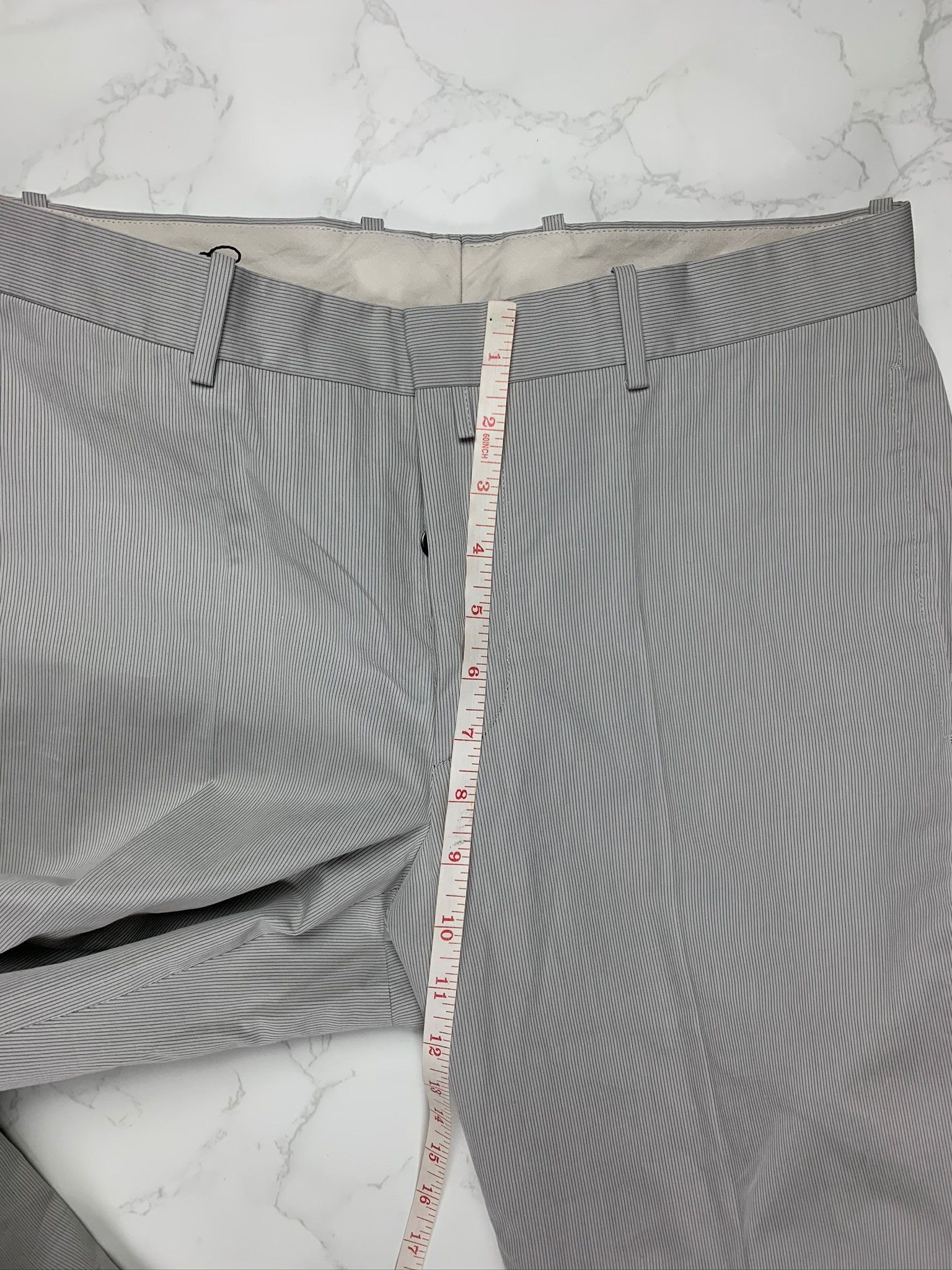 Jil Sander 🔥65% OFF🔥 [SALE] Jil Sander Grey Striped Suit Size 48R - 19 Thumbnail
