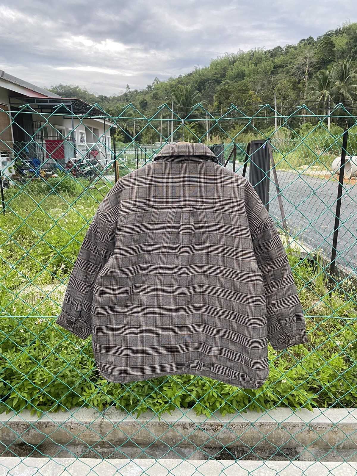 Kangol Kangol Houndstooth Baggy Flannel Jacket Size US M / EU 48-50 / 2 - 2 Thumbnail