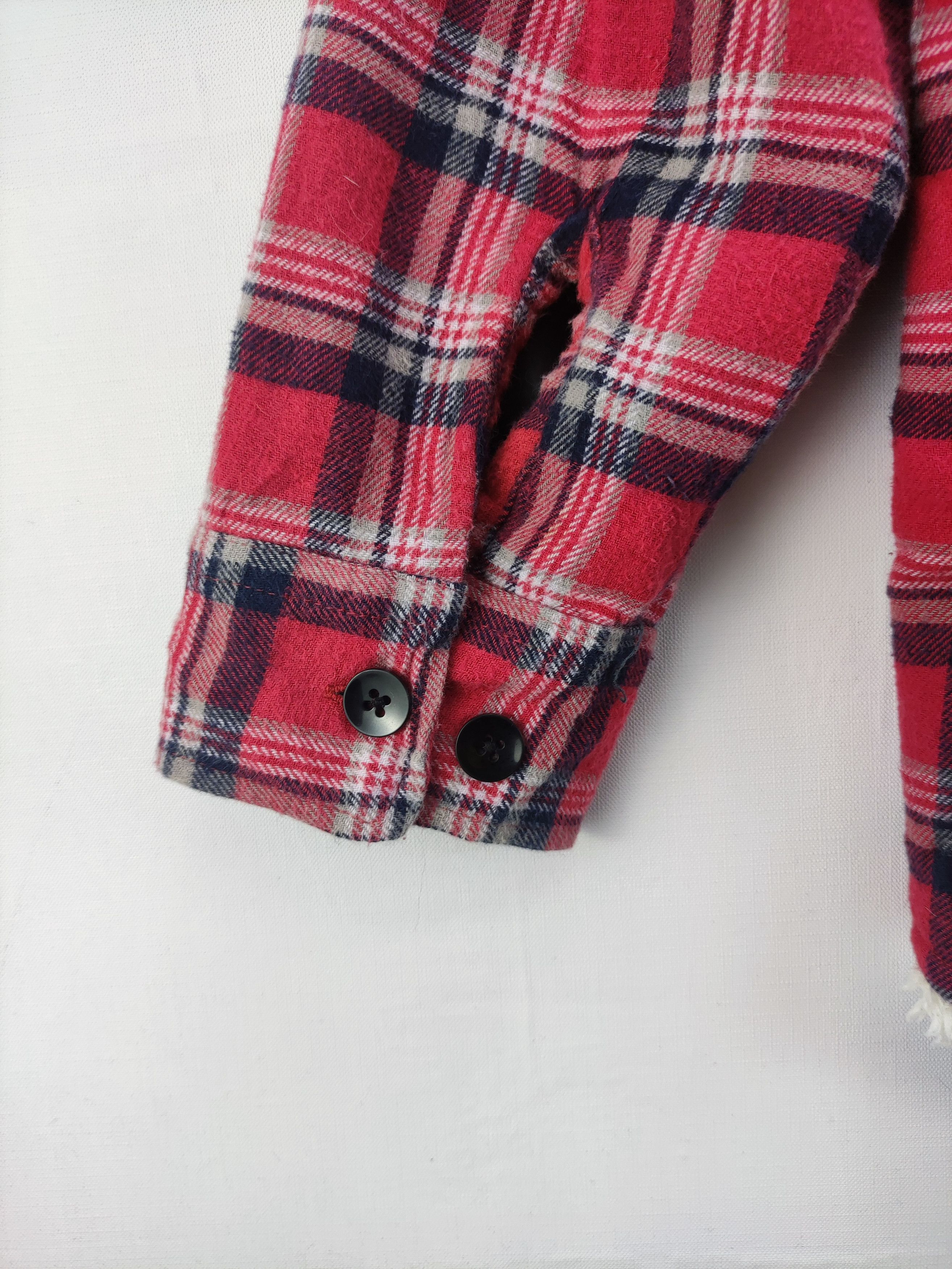 Flannel Vintage Flannel Shirts Button Up Lining Fleece Size US L / EU 52-54 / 3 - 7 Thumbnail