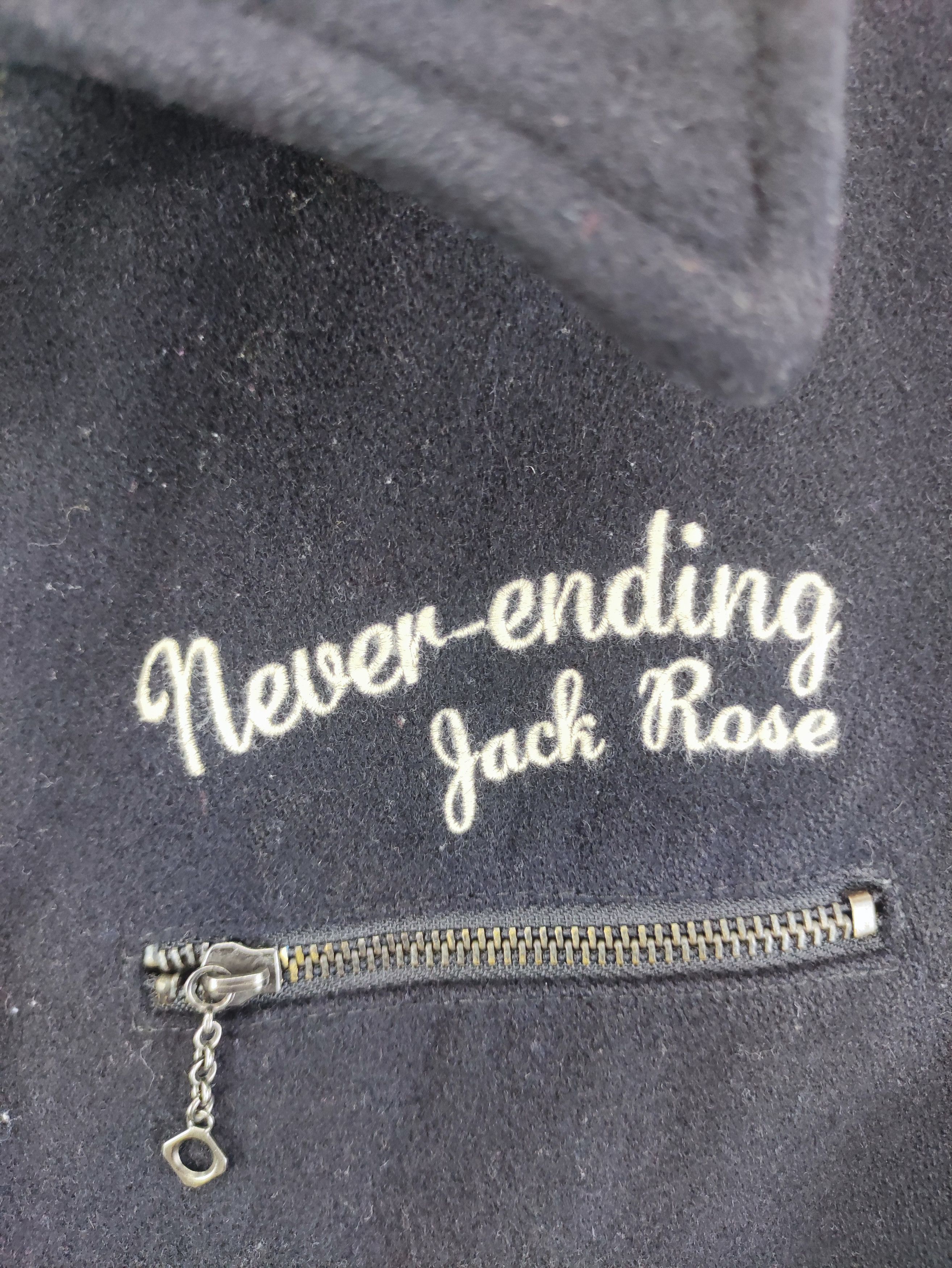JACKROSE Vintage Jack Rose Wool Jacket Embroidered Logo Zipper Size S / US 4 / IT 40 - 2 Thumbnail