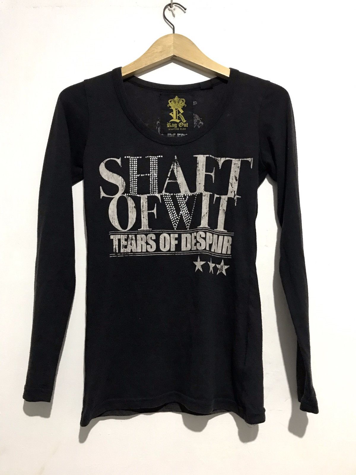 20471120 🔥Forever Y2k🔥 Rag out Japanese brand longsleeve t-shirt Size US M / EU 48-50 / 2 - 2 Thumbnail