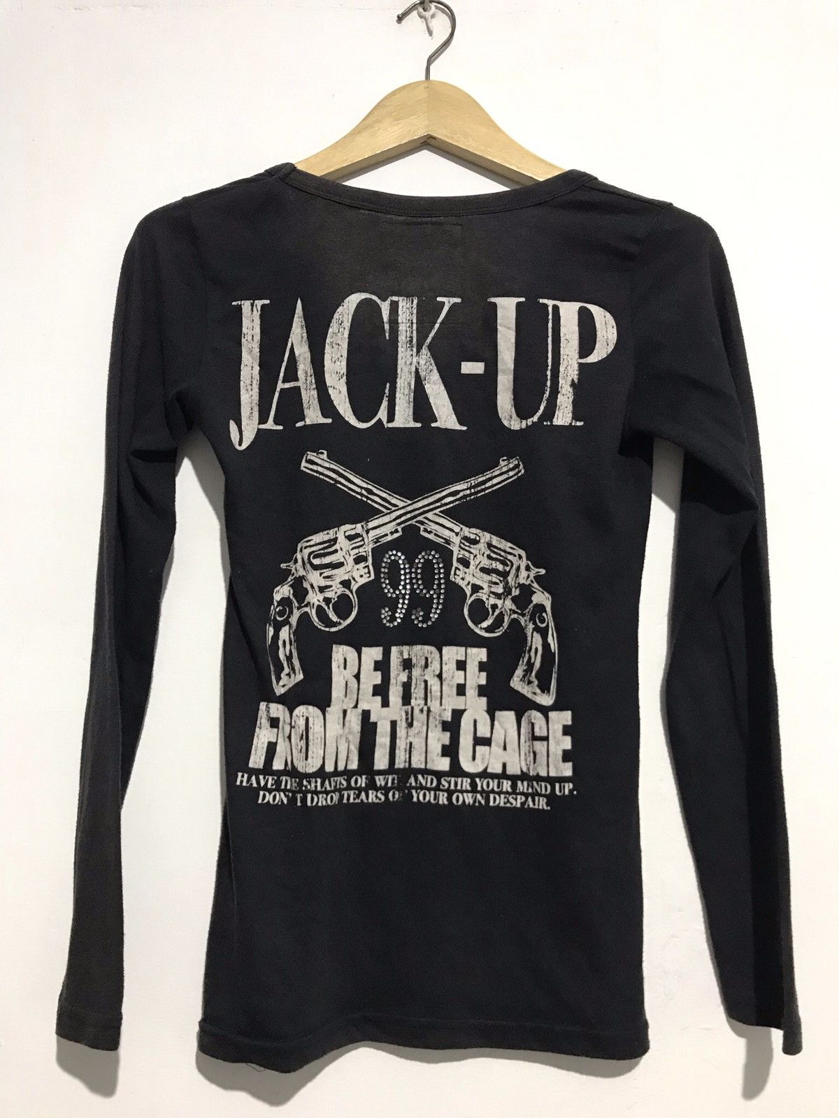 20471120 🔥Forever Y2k🔥 Rag out Japanese brand longsleeve t-shirt Size US M / EU 48-50 / 2 - 1 Thumbnail
