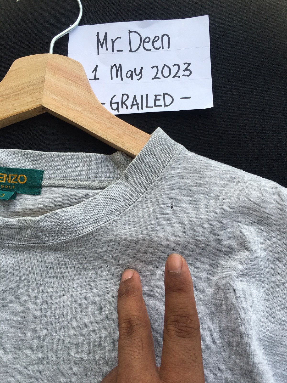 Kenzo Rare Vintage Kenzo Spellout Tshirt Size US L / EU 52-54 / 3 - 8 Thumbnail