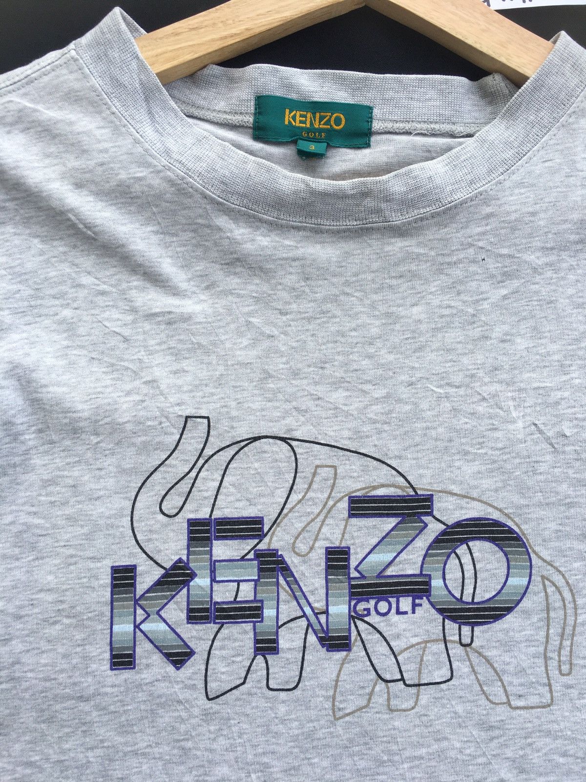 Kenzo Rare Vintage Kenzo Spellout Tshirt Size US L / EU 52-54 / 3 - 7 Thumbnail