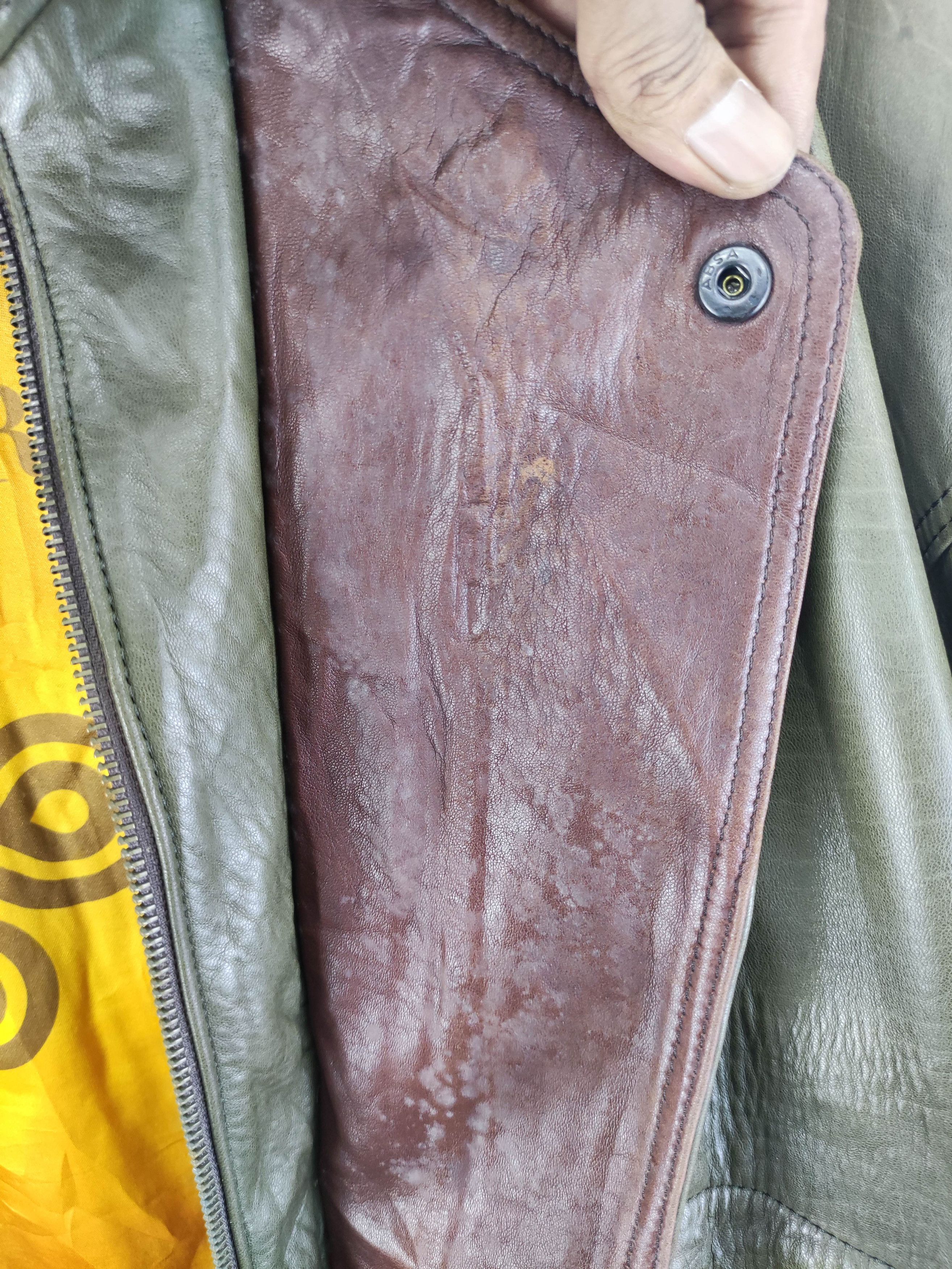 Leather Vintage Munper Leather Jacket Zipper Size US XL / EU 56 / 4 - 9 Thumbnail
