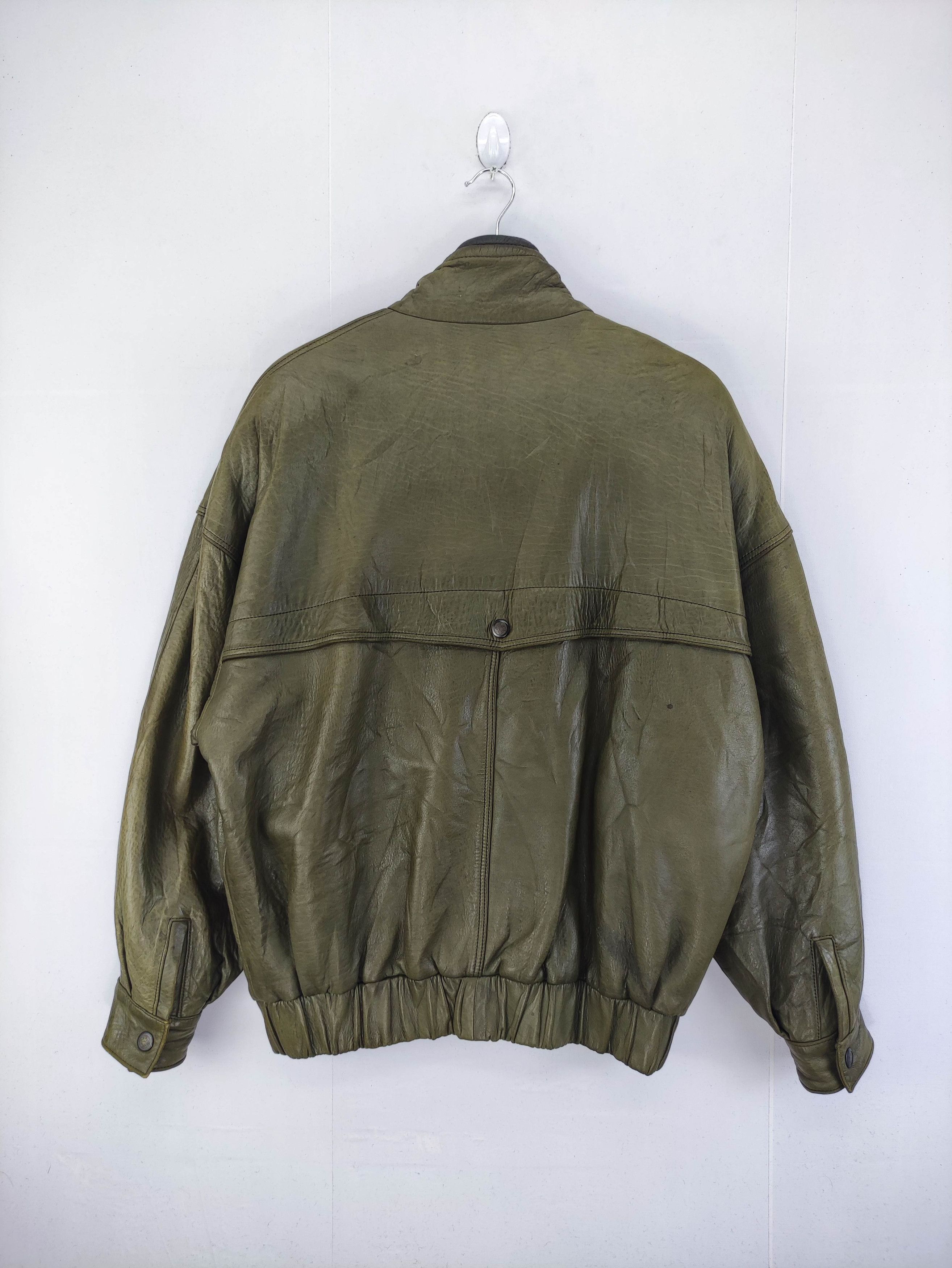 Leather Vintage Munper Leather Jacket Zipper Size US XL / EU 56 / 4 - 20 Thumbnail