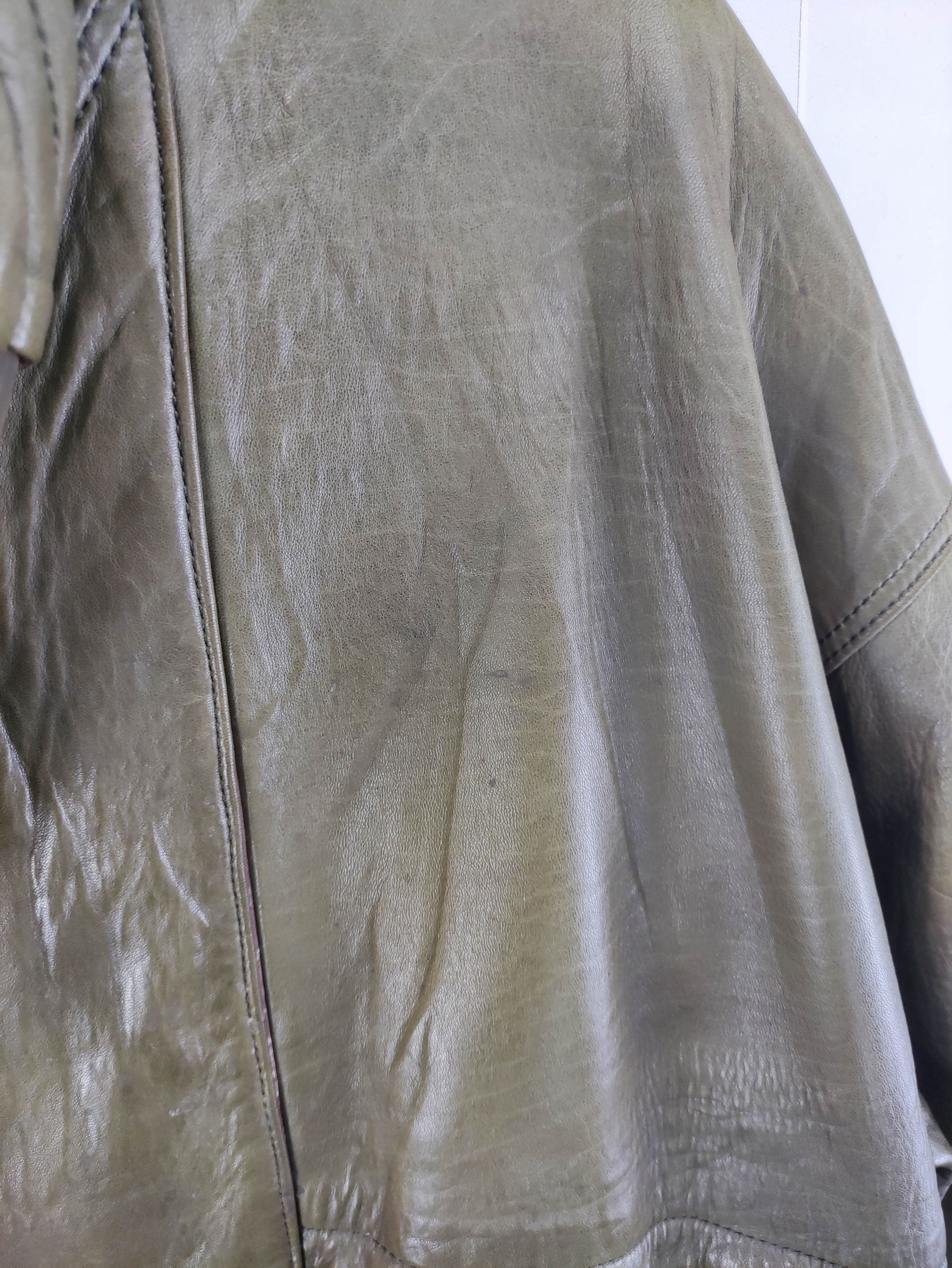 Leather Vintage Munper Leather Jacket Zipper Size US XL / EU 56 / 4 - 10 Thumbnail