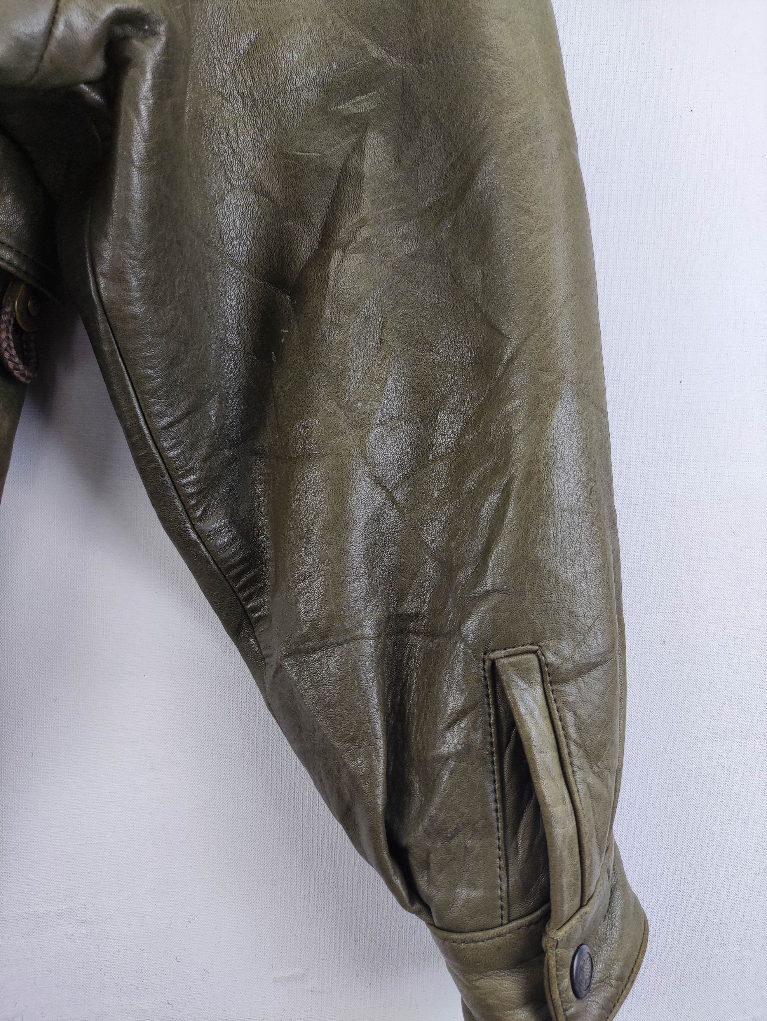Leather Vintage Munper Leather Jacket Zipper Size US XL / EU 56 / 4 - 17 Thumbnail