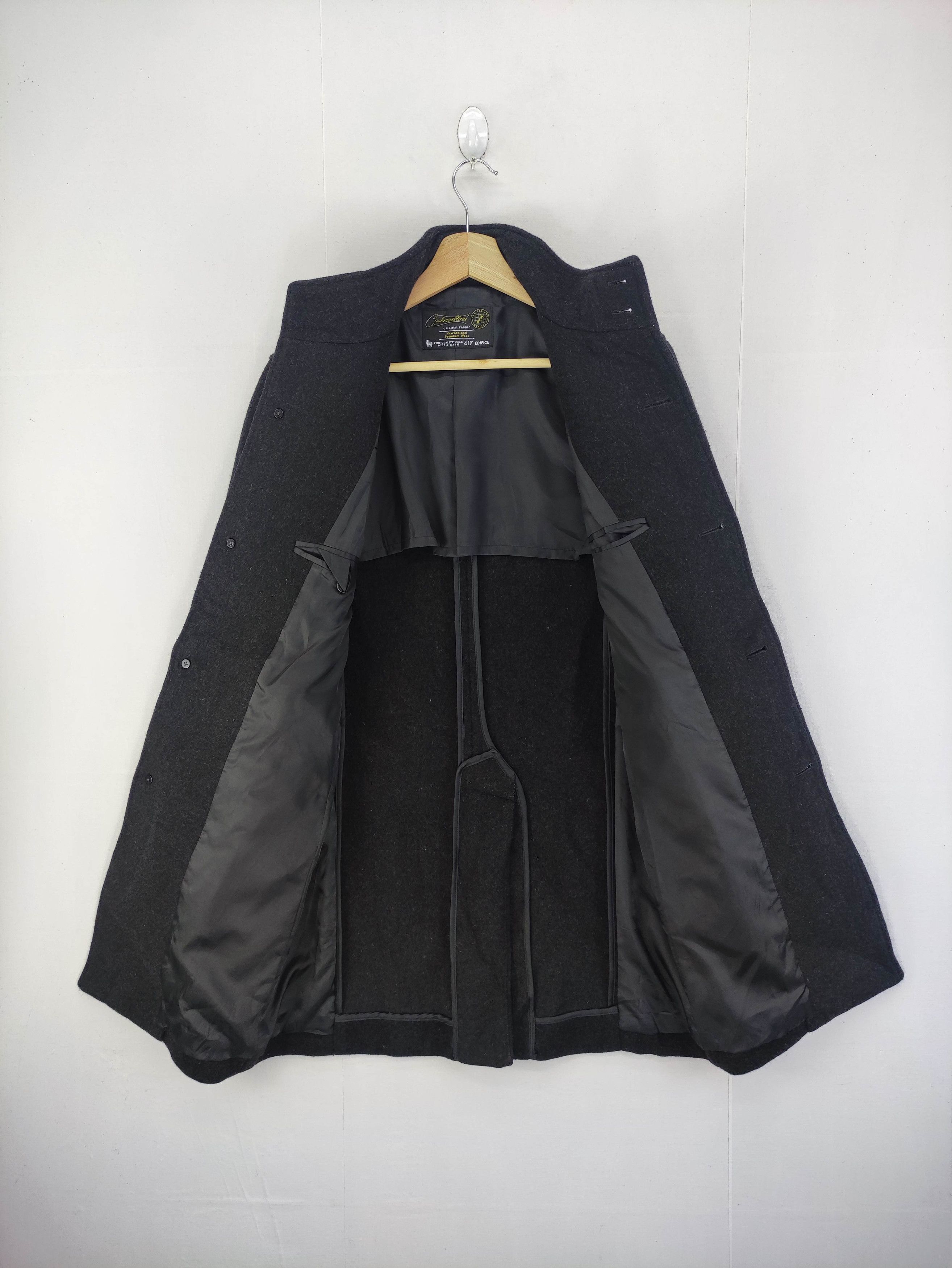 Edifice Japan Vintage Edifice Wool Long Jacket Button Up Size M / US 6-8 / IT 42-44 - 3 Thumbnail