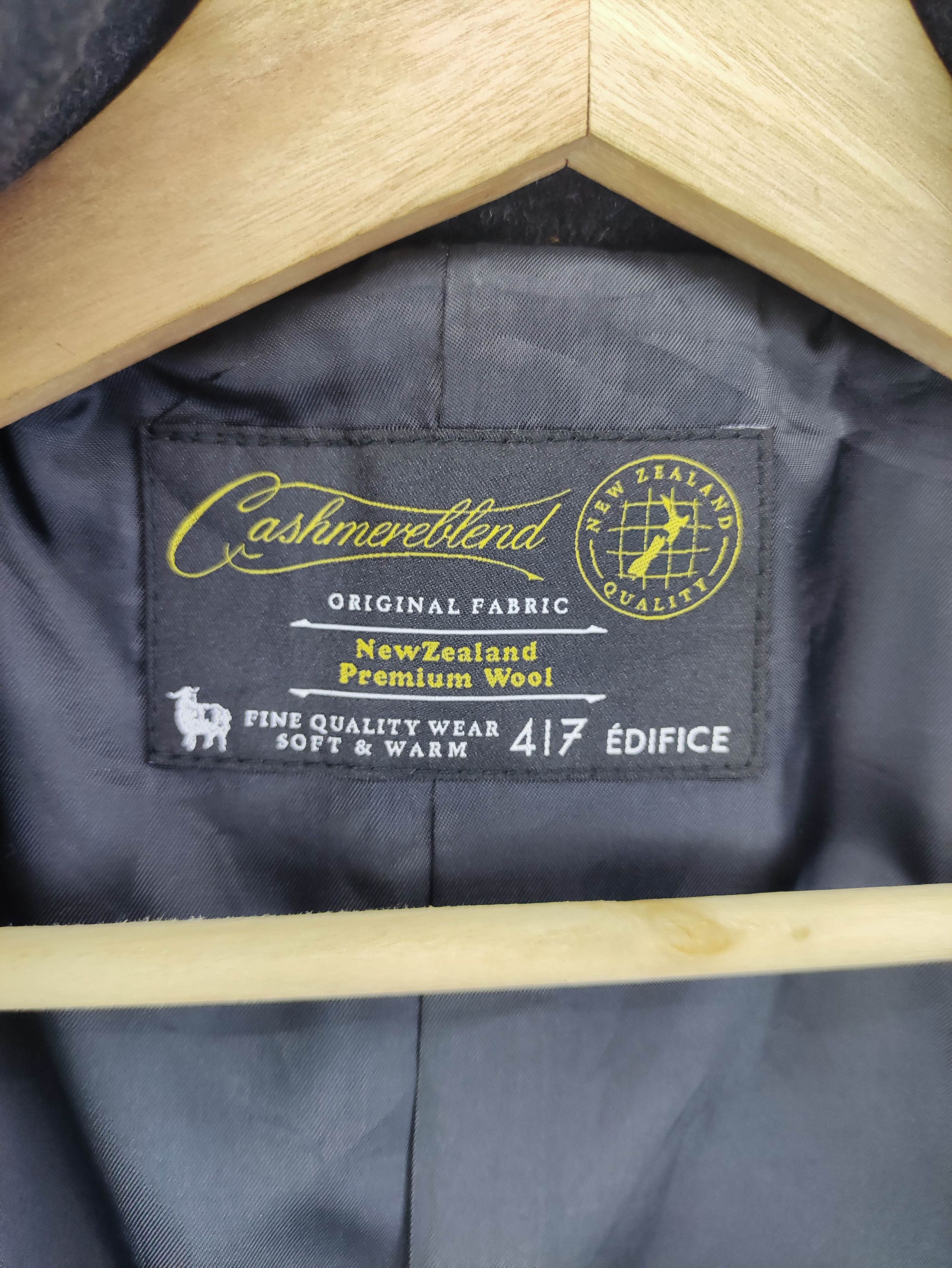 Edifice Japan Vintage Edifice Wool Long Jacket Button Up Size M / US 6-8 / IT 42-44 - 4 Thumbnail