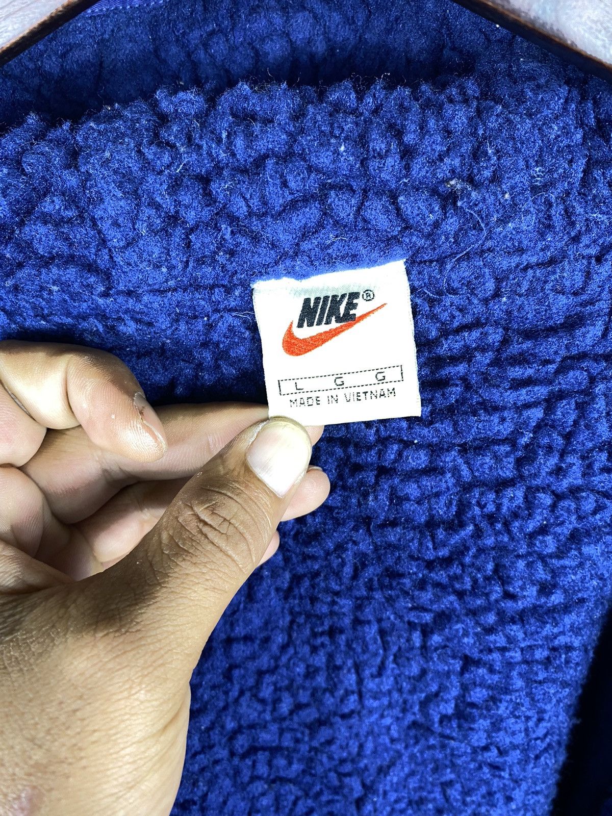 Nike × Nike ACG × Vintage Vintage Nike 90s Big Swoosh Winter Long Jacket Size US L / EU 52-54 / 3 - 6 Thumbnail
