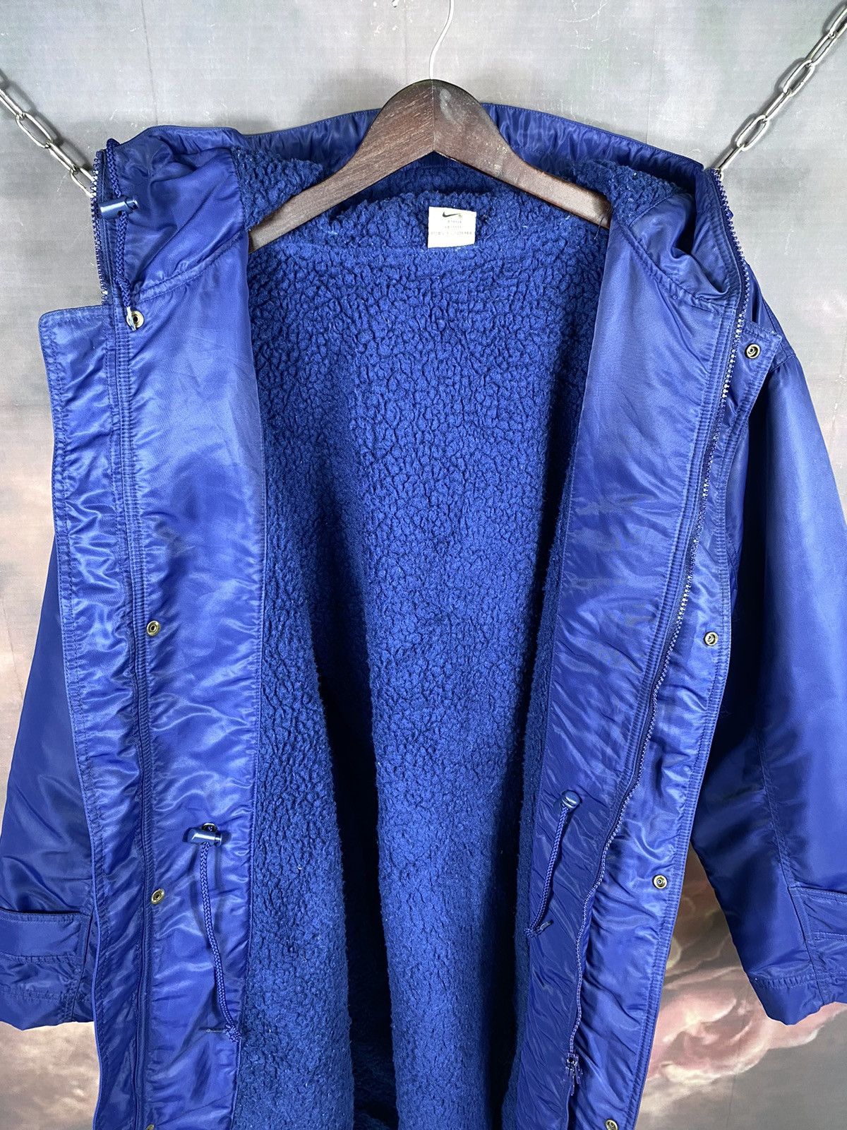 Nike × Nike ACG × Vintage Vintage Nike 90s Big Swoosh Winter Long Jacket Size US L / EU 52-54 / 3 - 5 Thumbnail