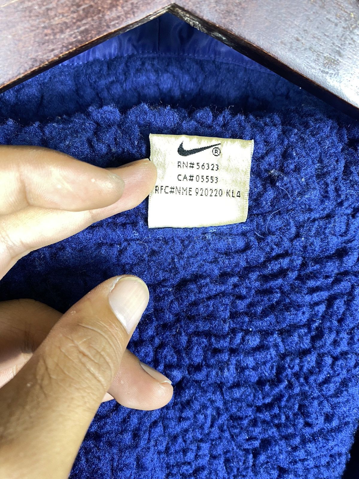 Nike × Nike ACG × Vintage Vintage Nike 90s Big Swoosh Winter Long Jacket Size US L / EU 52-54 / 3 - 7 Thumbnail