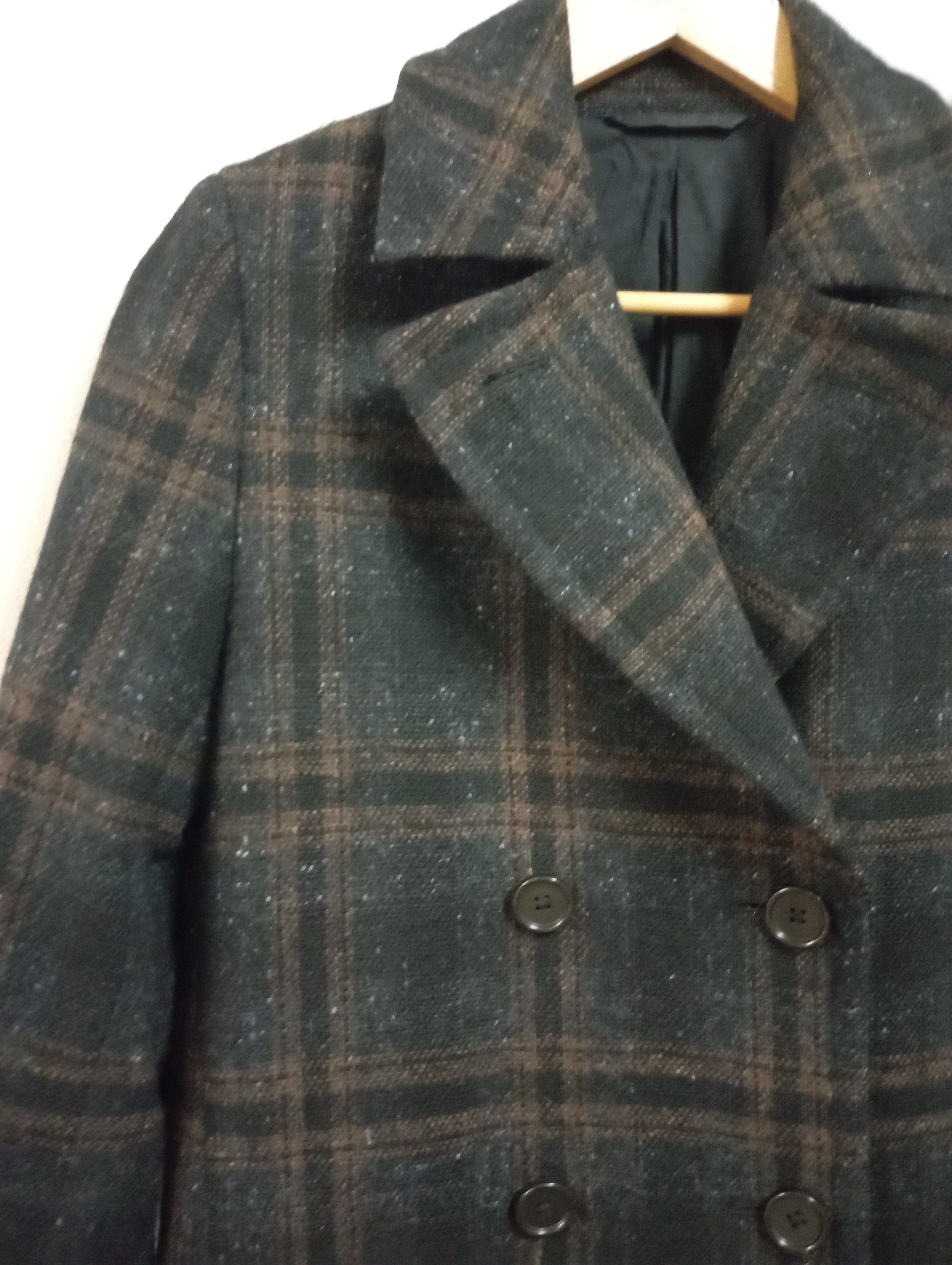 Margaret Howell Designer Margaret Howell Tartan Long Wool Coat Size S / US 4 / IT 40 - 8 Thumbnail