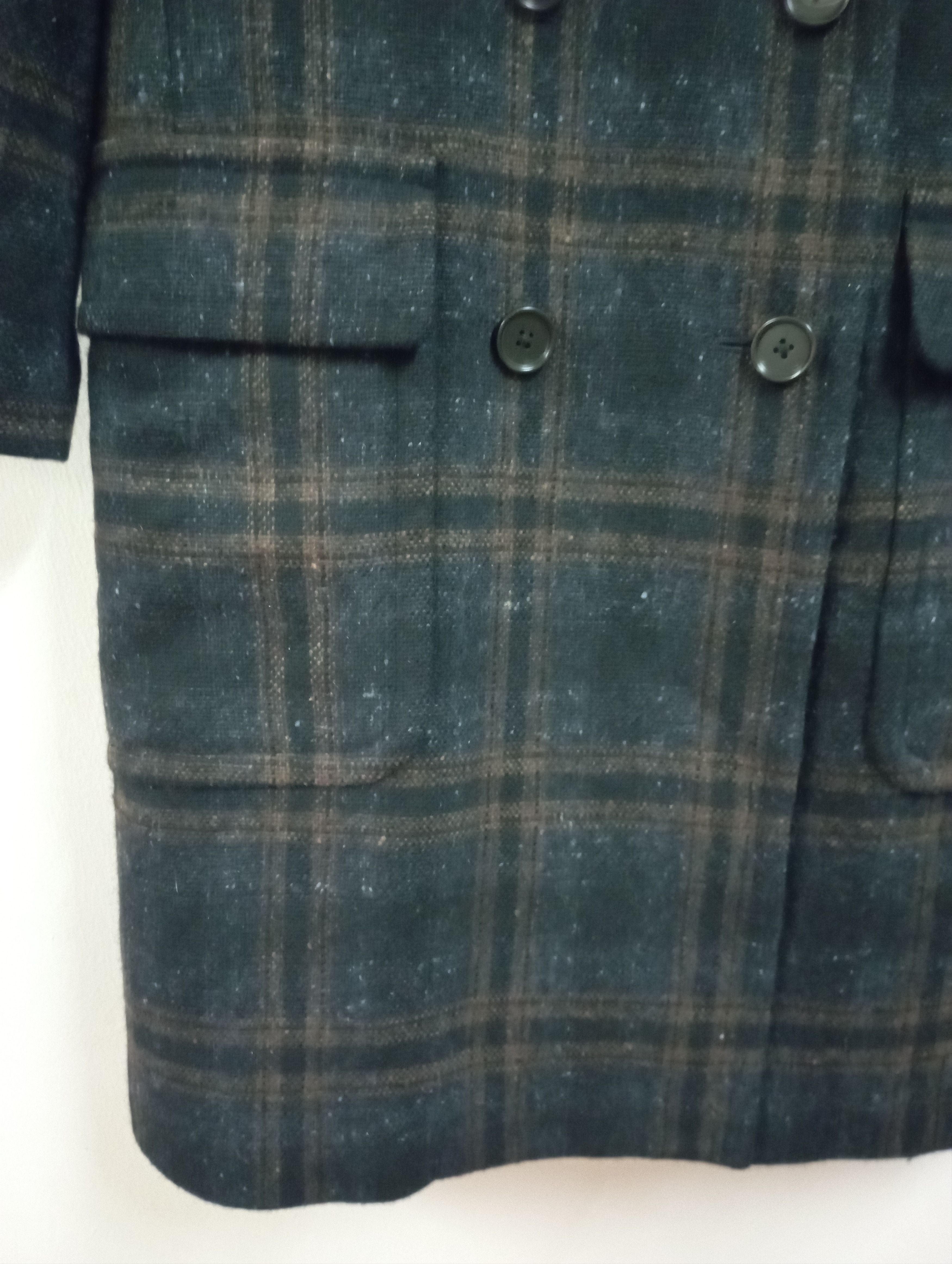 Margaret Howell Designer Margaret Howell Tartan Long Wool Coat Size S / US 4 / IT 40 - 10 Thumbnail