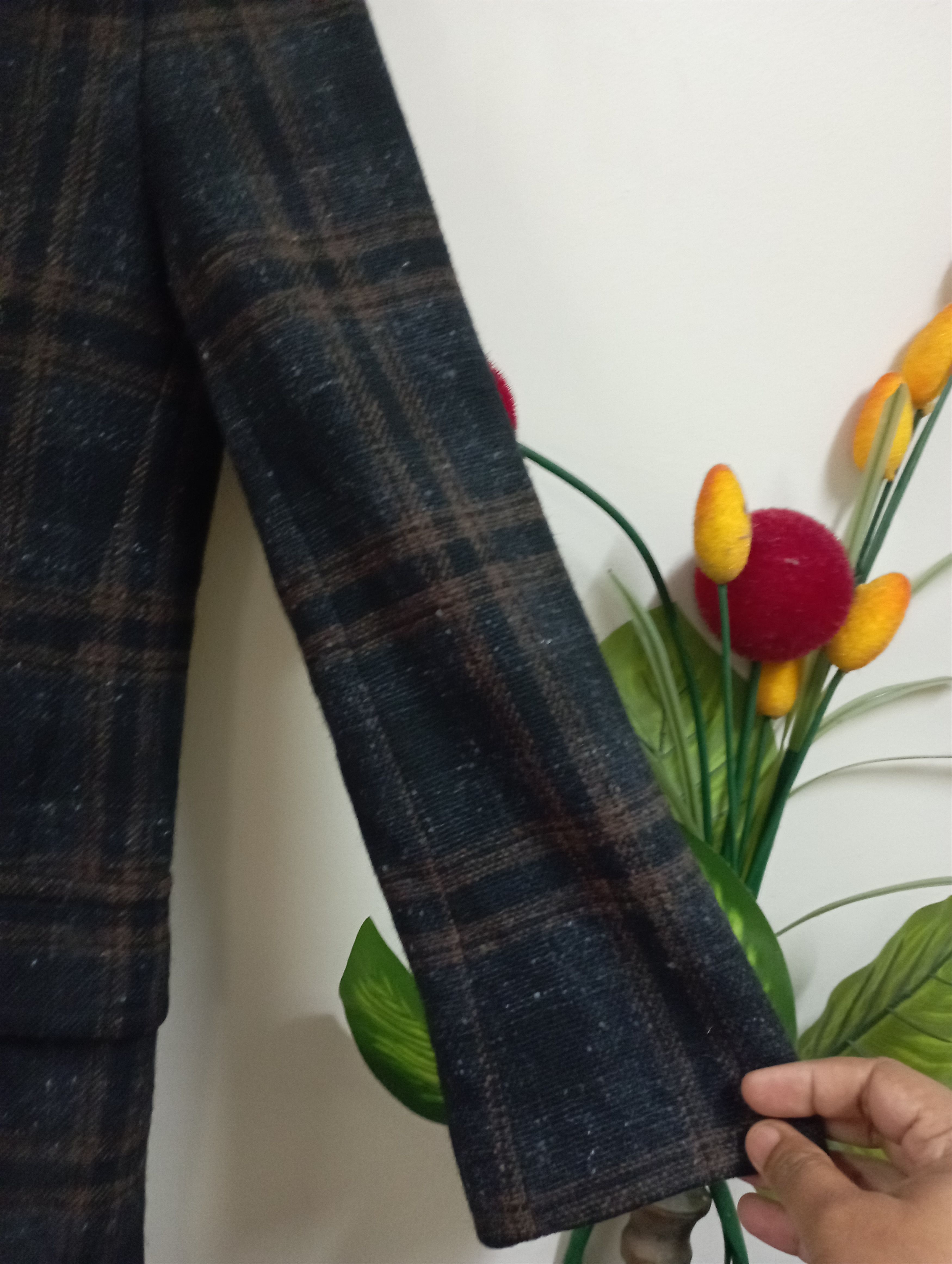 Margaret Howell Designer Margaret Howell Tartan Long Wool Coat Size S / US 4 / IT 40 - 3 Thumbnail