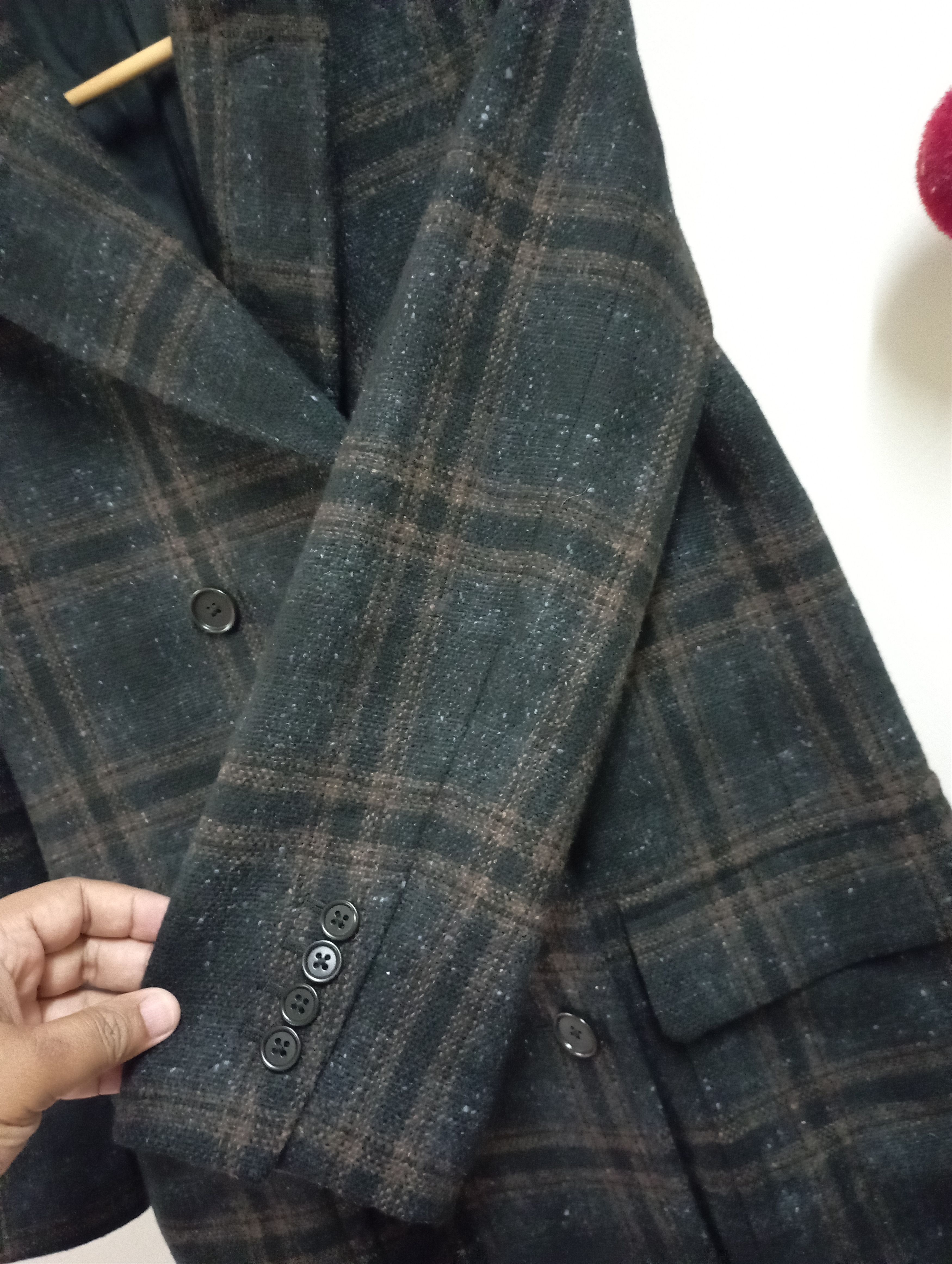 Margaret Howell Designer Margaret Howell Tartan Long Wool Coat Size S / US 4 / IT 40 - 4 Thumbnail