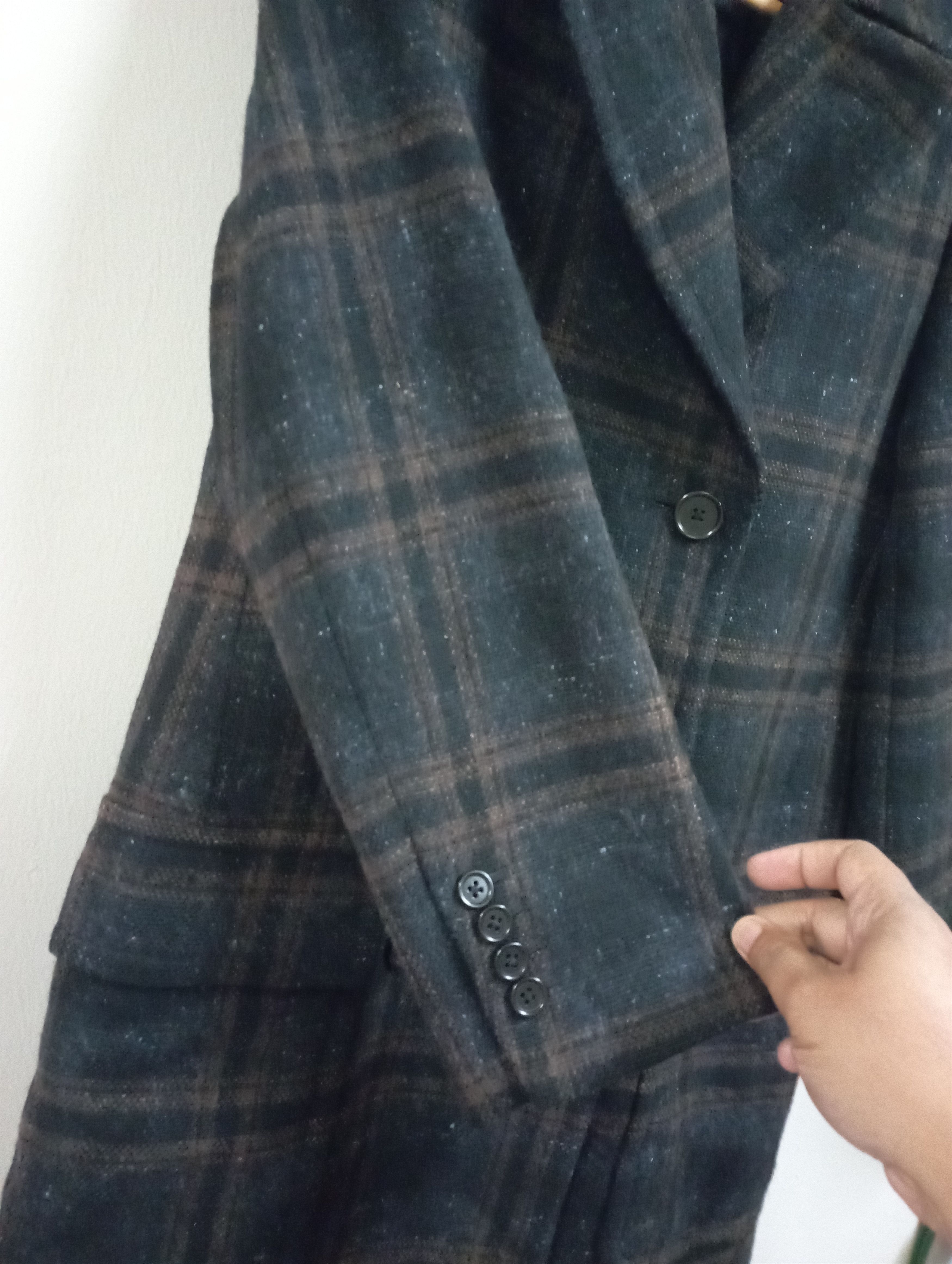 Margaret Howell Designer Margaret Howell Tartan Long Wool Coat Size S / US 4 / IT 40 - 12 Thumbnail