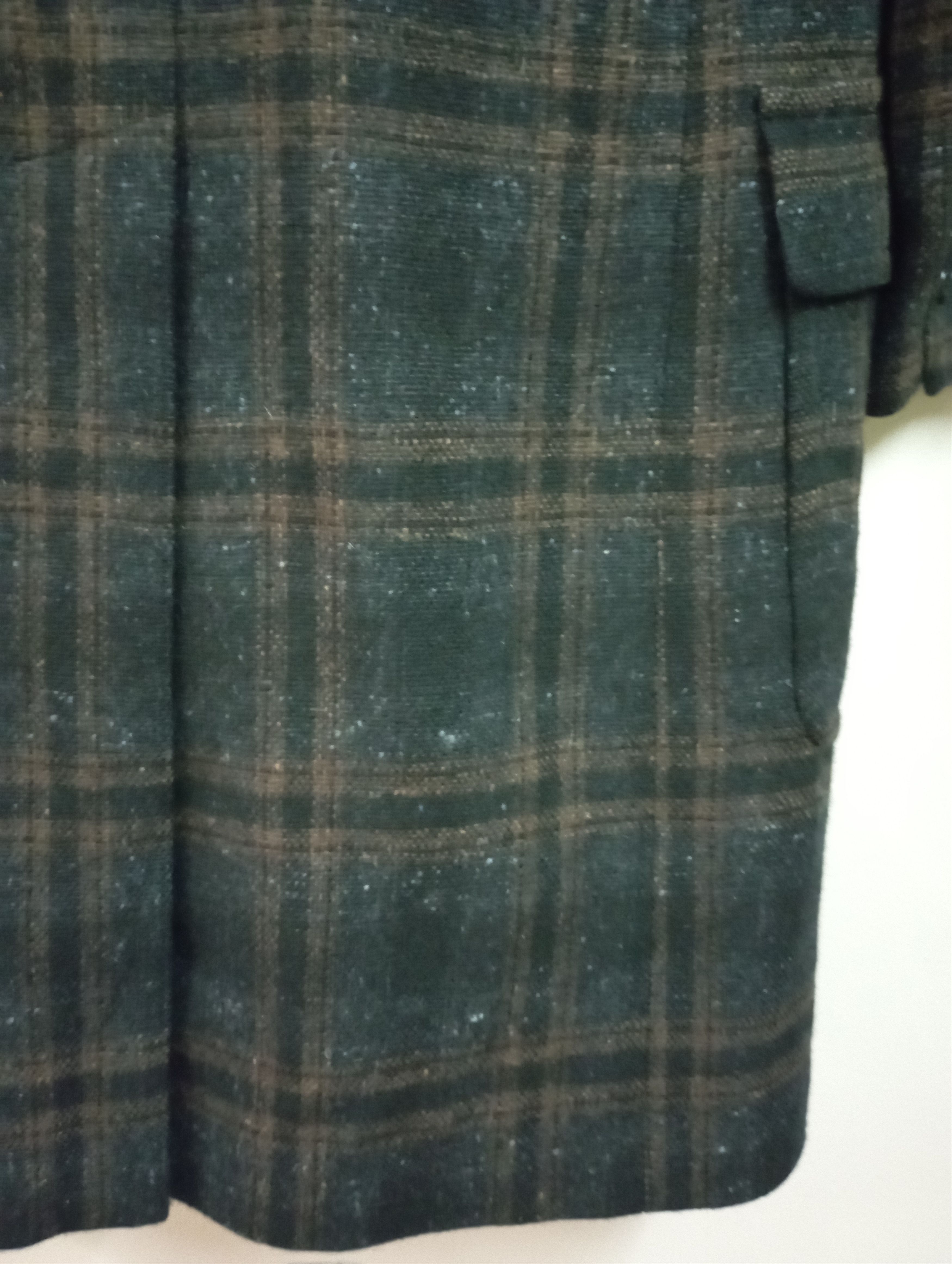 Margaret Howell Designer Margaret Howell Tartan Long Wool Coat Size S / US 4 / IT 40 - 16 Thumbnail