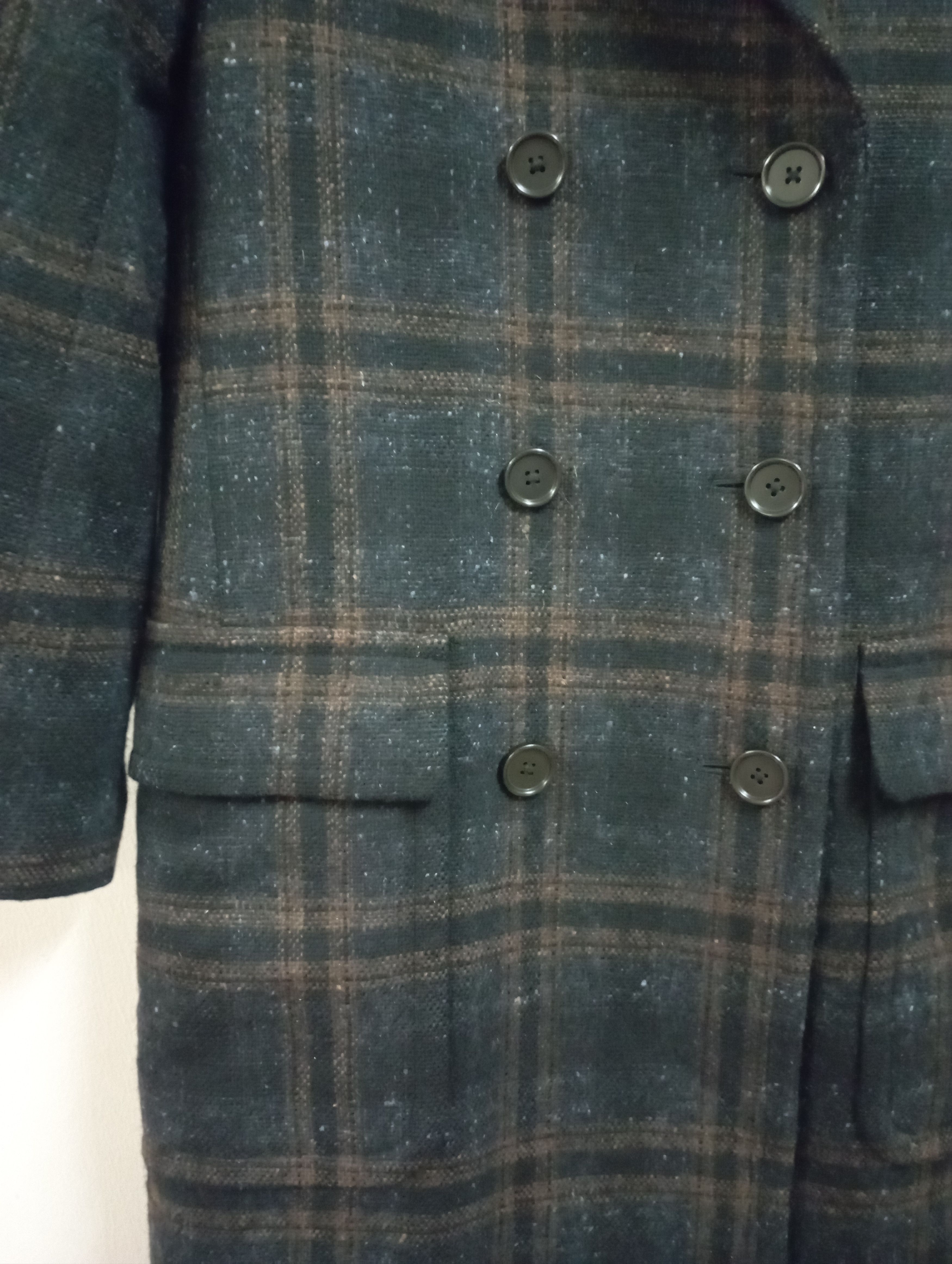 Margaret Howell Designer Margaret Howell Tartan Long Wool Coat Size S / US 4 / IT 40 - 9 Thumbnail