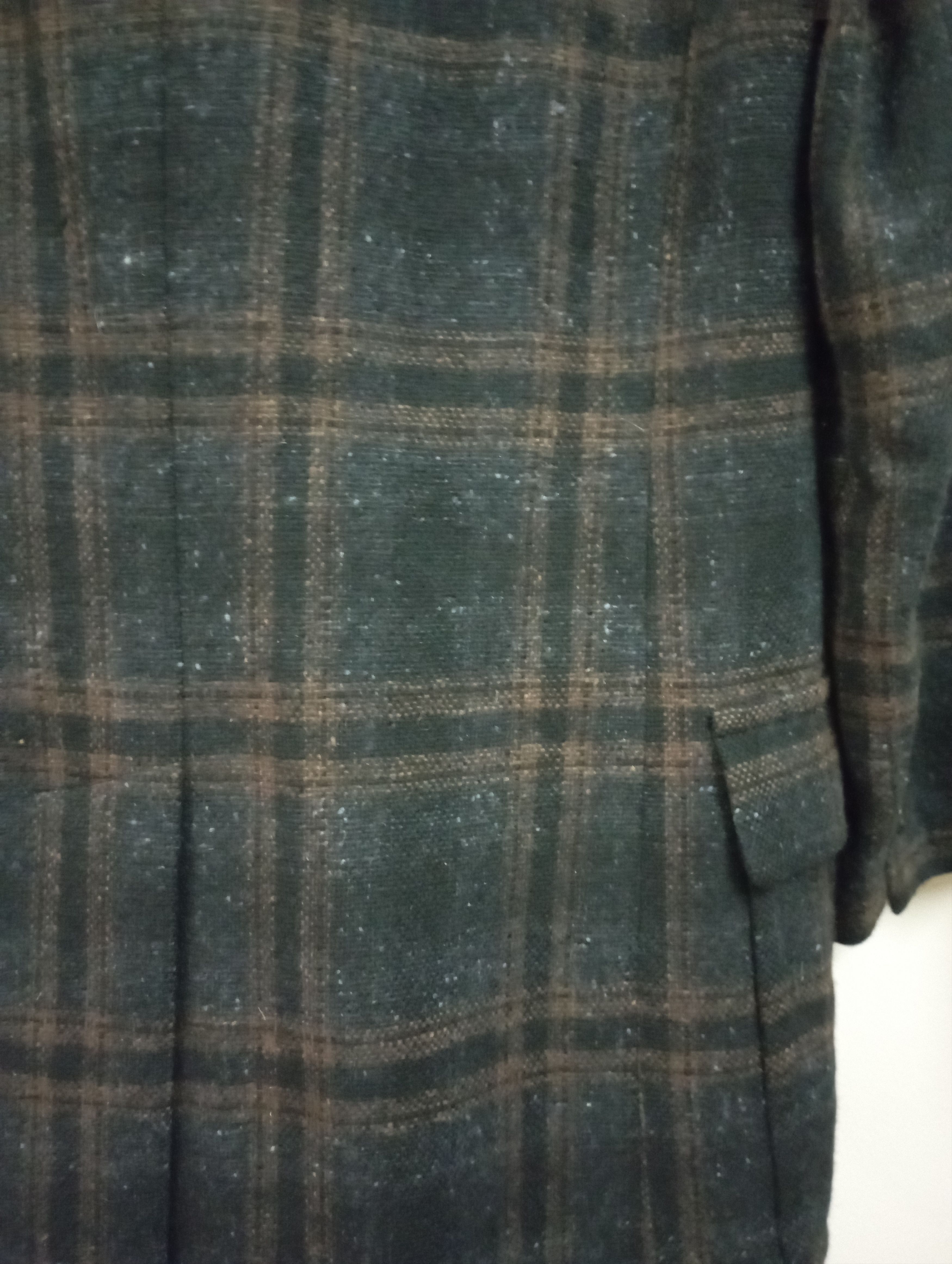 Margaret Howell Designer Margaret Howell Tartan Long Wool Coat Size S / US 4 / IT 40 - 14 Thumbnail