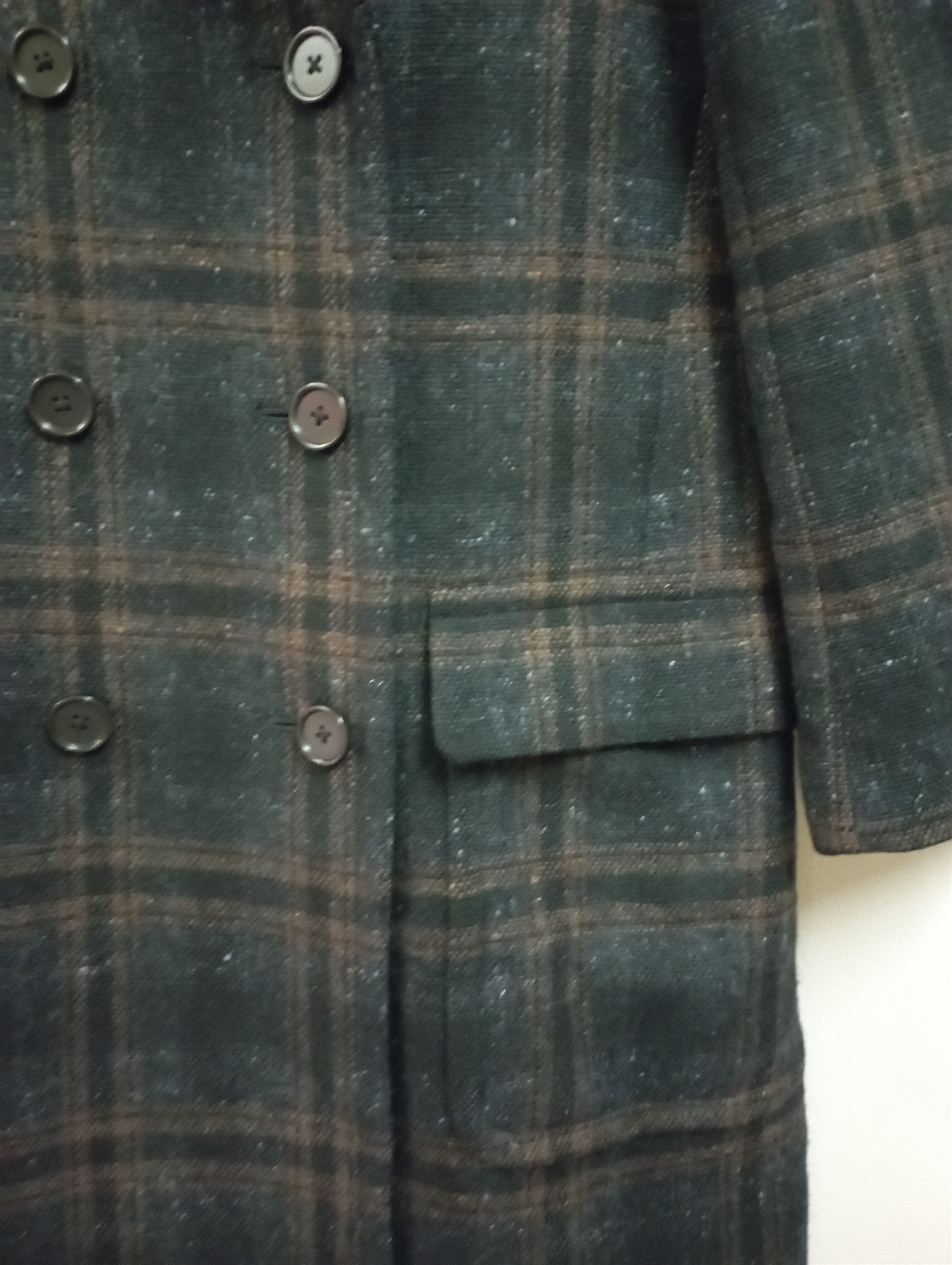 Margaret Howell Designer Margaret Howell Tartan Long Wool Coat Size S / US 4 / IT 40 - 6 Thumbnail