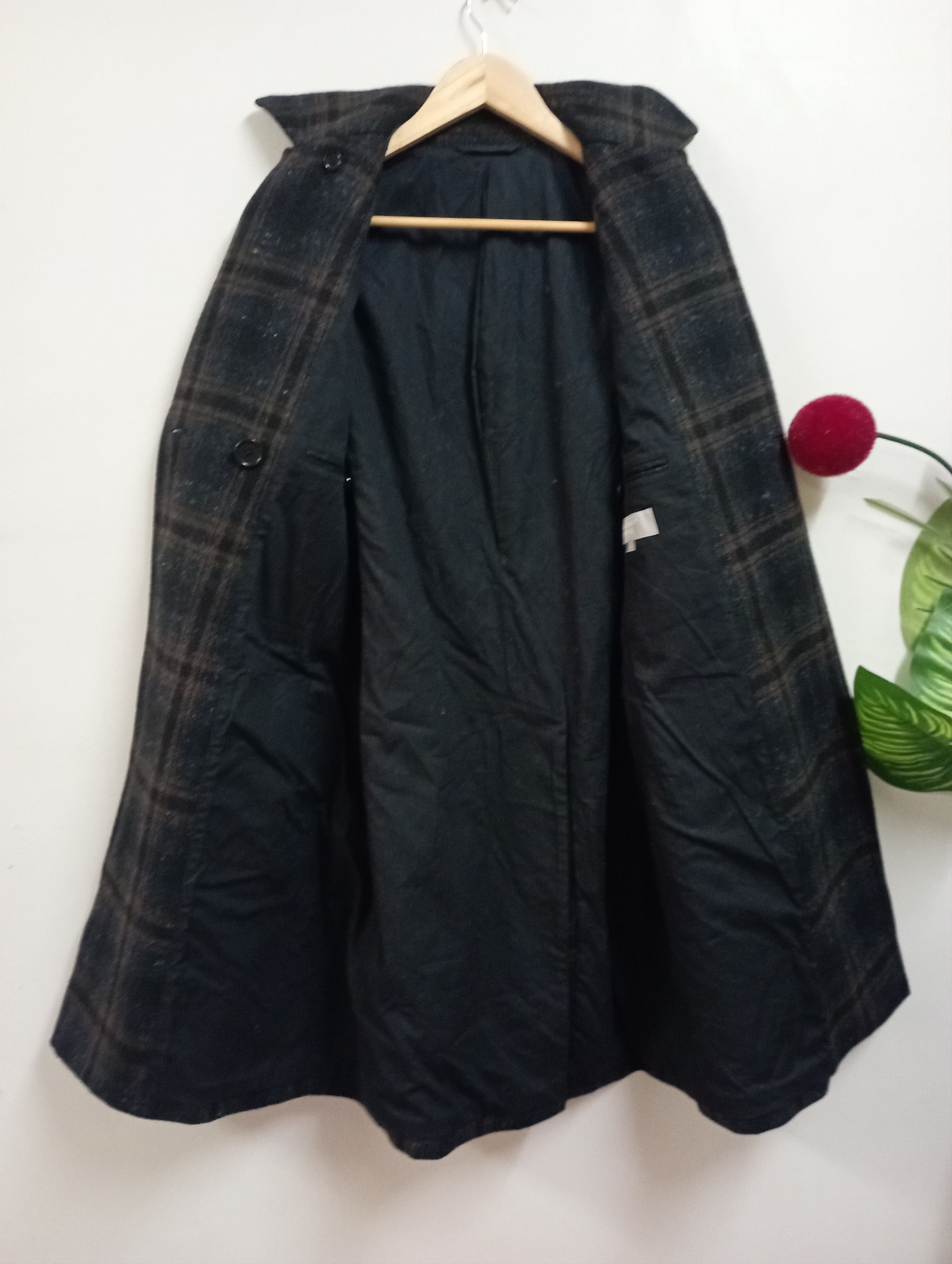 Margaret Howell Designer Margaret Howell Tartan Long Wool Coat Size S / US 4 / IT 40 - 19 Thumbnail