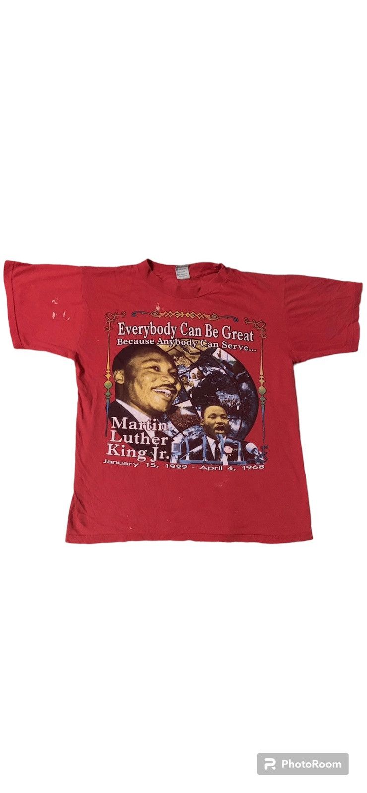 Vintage Vintage Martin Luther King Jr very worm t shirt ovp Size US M / EU 48-50 / 2 - 1 Thumbnail