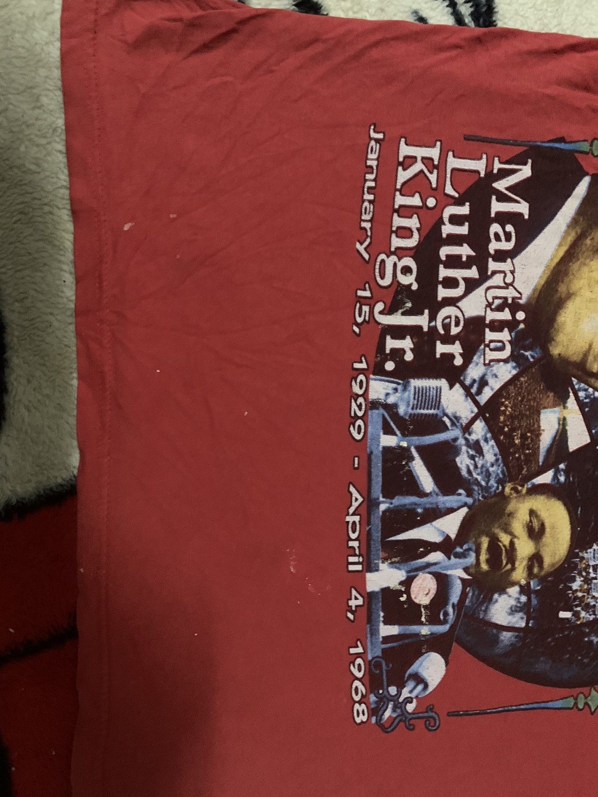 Vintage Vintage Martin Luther King Jr very worm t shirt ovp Size US M / EU 48-50 / 2 - 9 Thumbnail