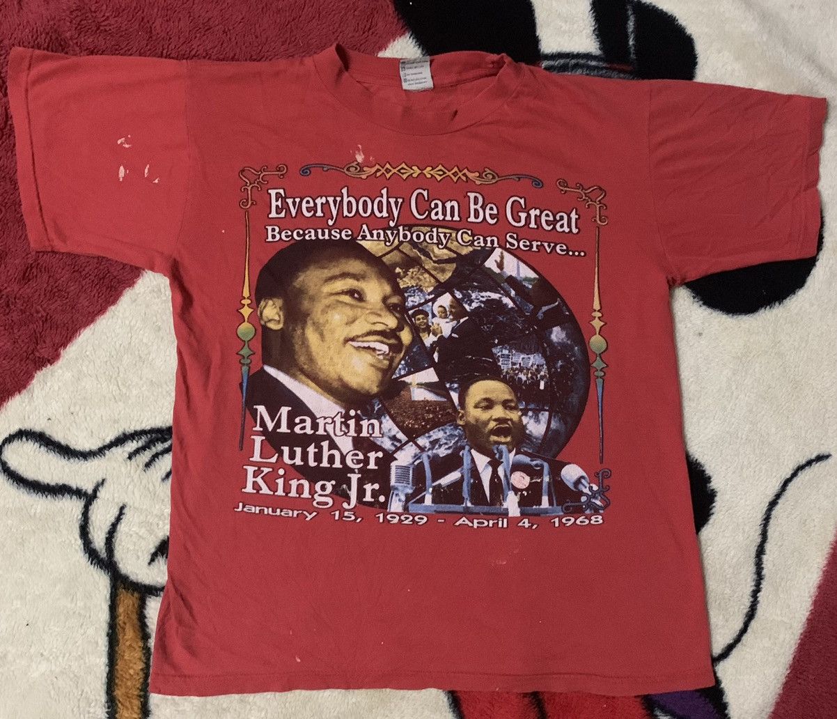 Vintage Vintage Martin Luther King Jr very worm t shirt ovp Size US M / EU 48-50 / 2 - 2 Thumbnail