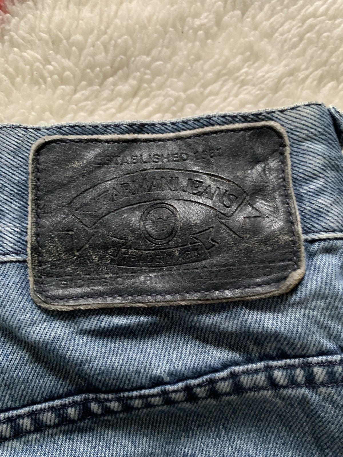 Giorgio Armani × Vintage Vintage giorgio armani denim distressed nice Size US 30 / EU 46 - 19 Thumbnail