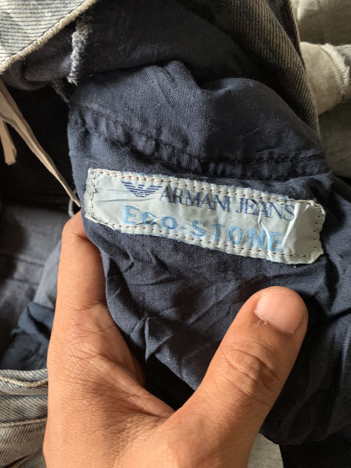 Giorgio Armani × Vintage Vintage giorgio armani denim distressed nice Size US 30 / EU 46 - 14 Thumbnail