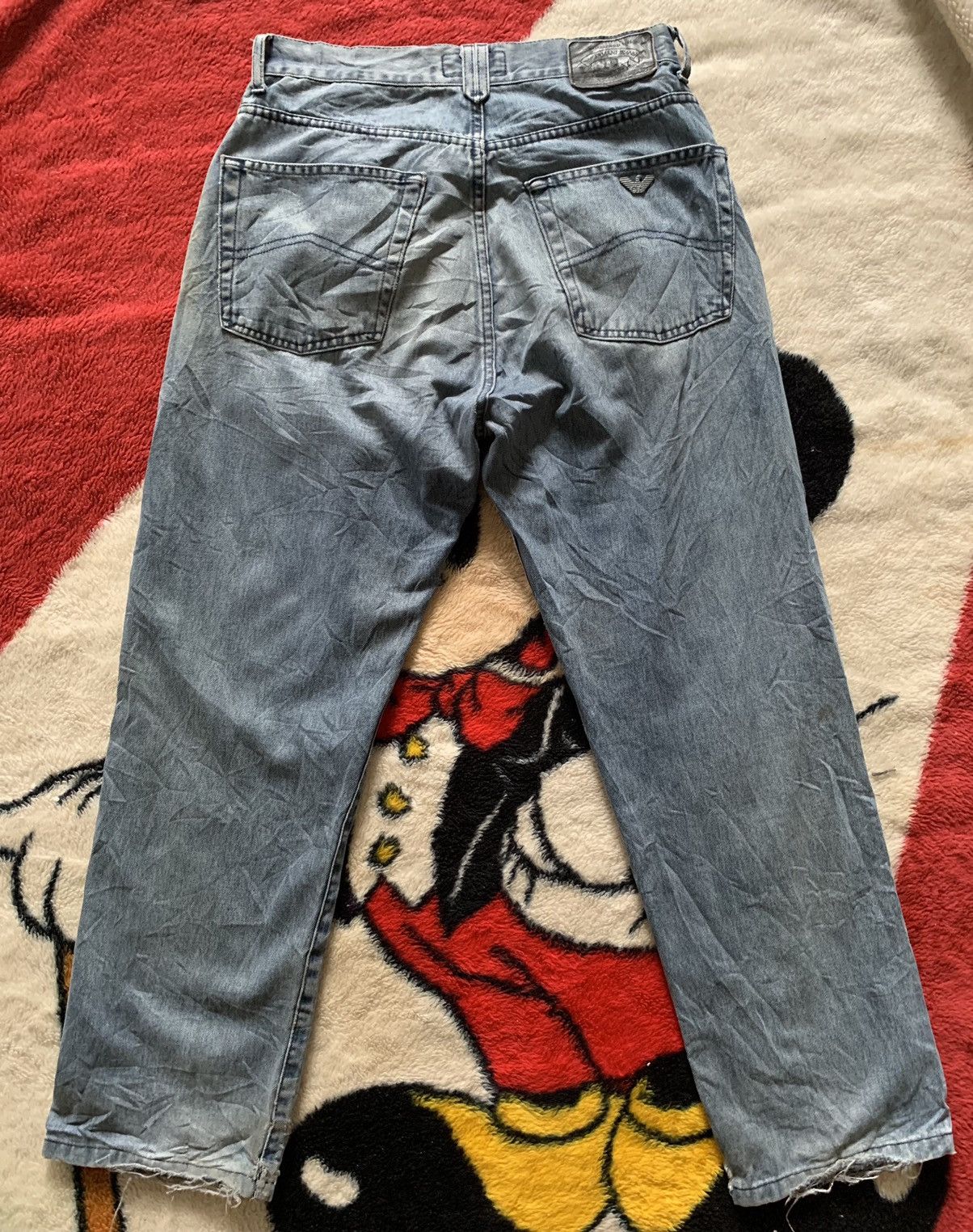 Giorgio Armani × Vintage Vintage giorgio armani denim distressed nice Size US 30 / EU 46 - 3 Thumbnail