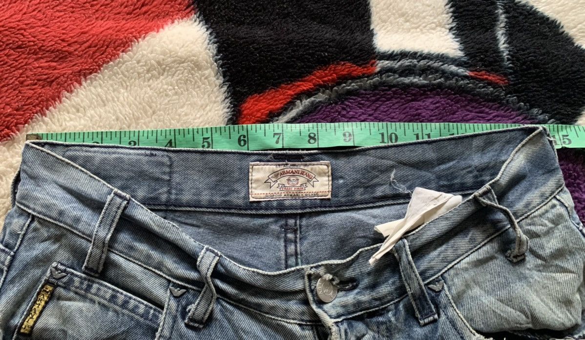Giorgio Armani × Vintage Vintage giorgio armani denim distressed nice Size US 30 / EU 46 - 20 Thumbnail