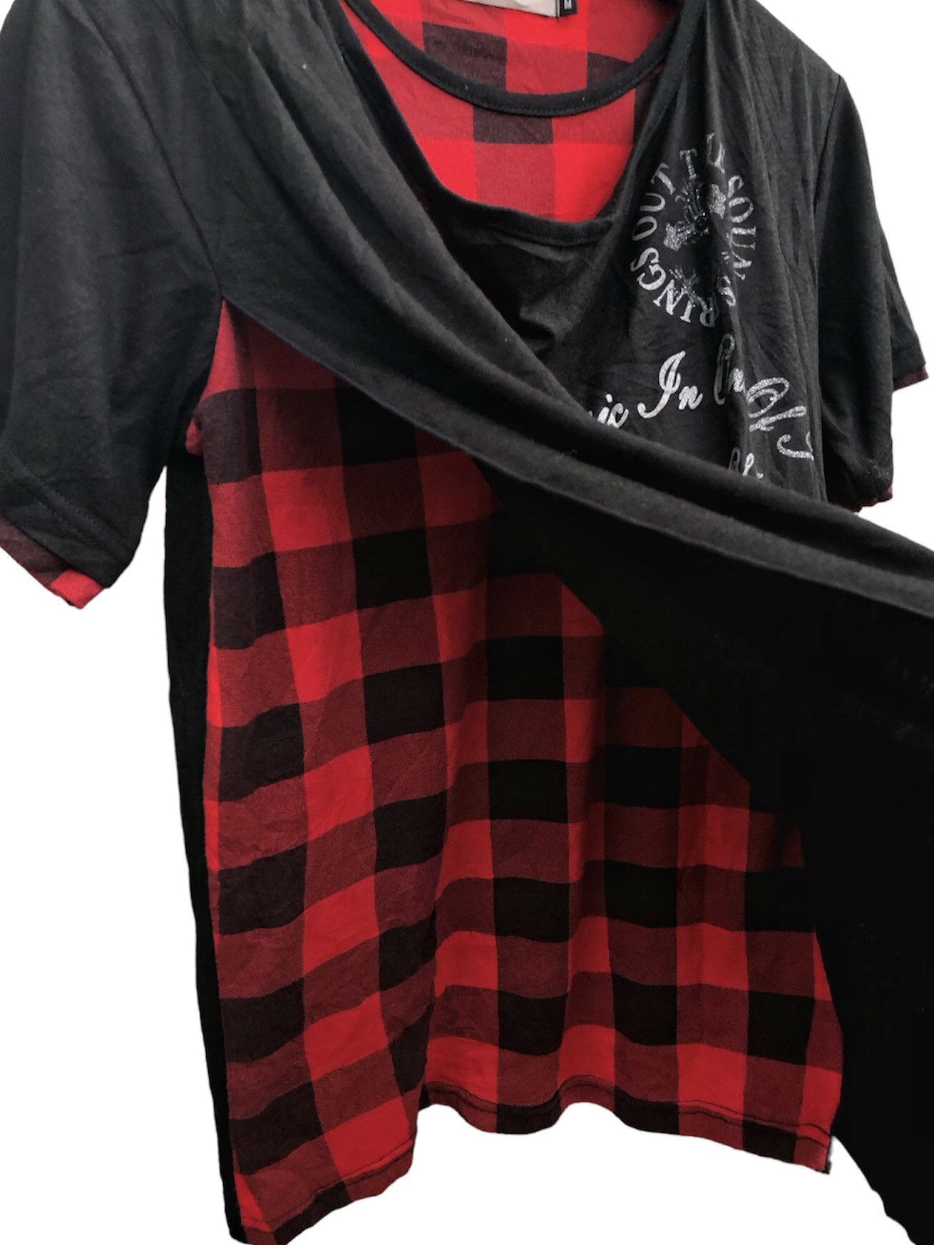 If Six Was Nine × Japanese Brand × Le Grande Bleu (L.G.B.) Black Label Poem Layered T Shirt If Six Was Nine Style Size US M / EU 48-50 / 2 - 4 Thumbnail