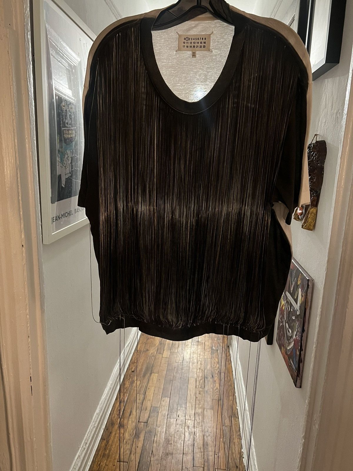 ICONIC fringed Maison Margiela tshirt  XL