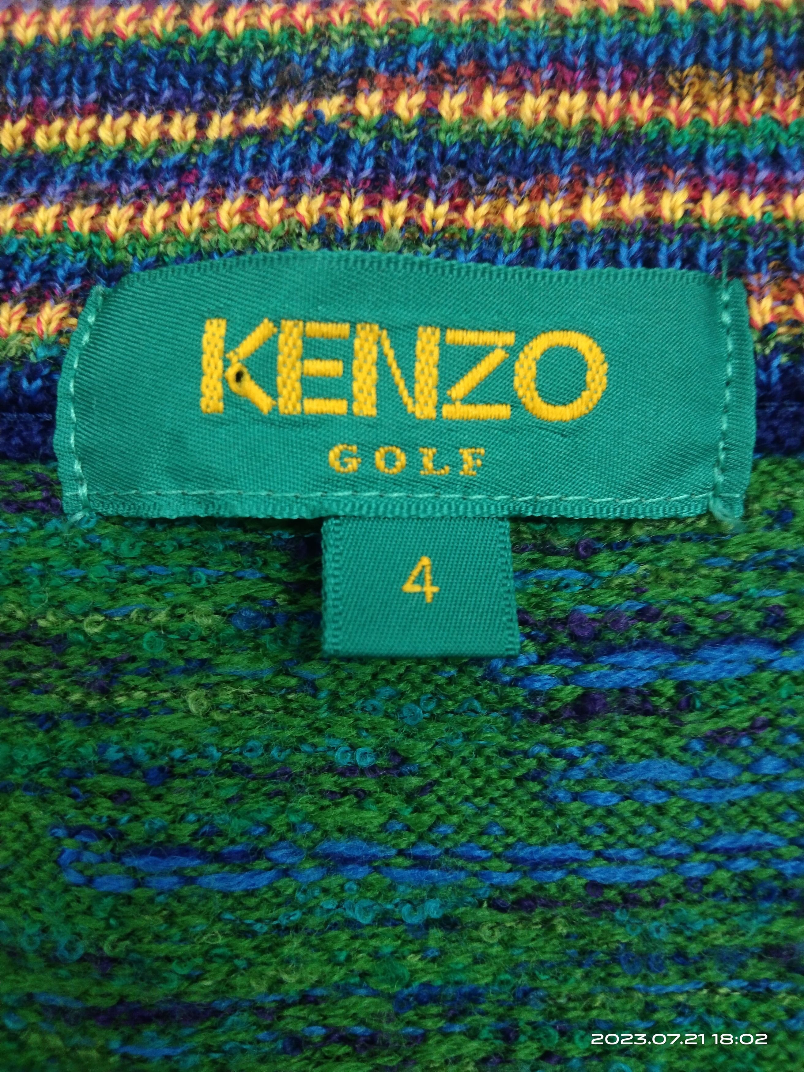 Kenzo KENZO KNIT MULTICOLOUR VEST MADE IN JAPAN🇯🇵 Size US L / EU 52-54 / 3 - 5 Thumbnail