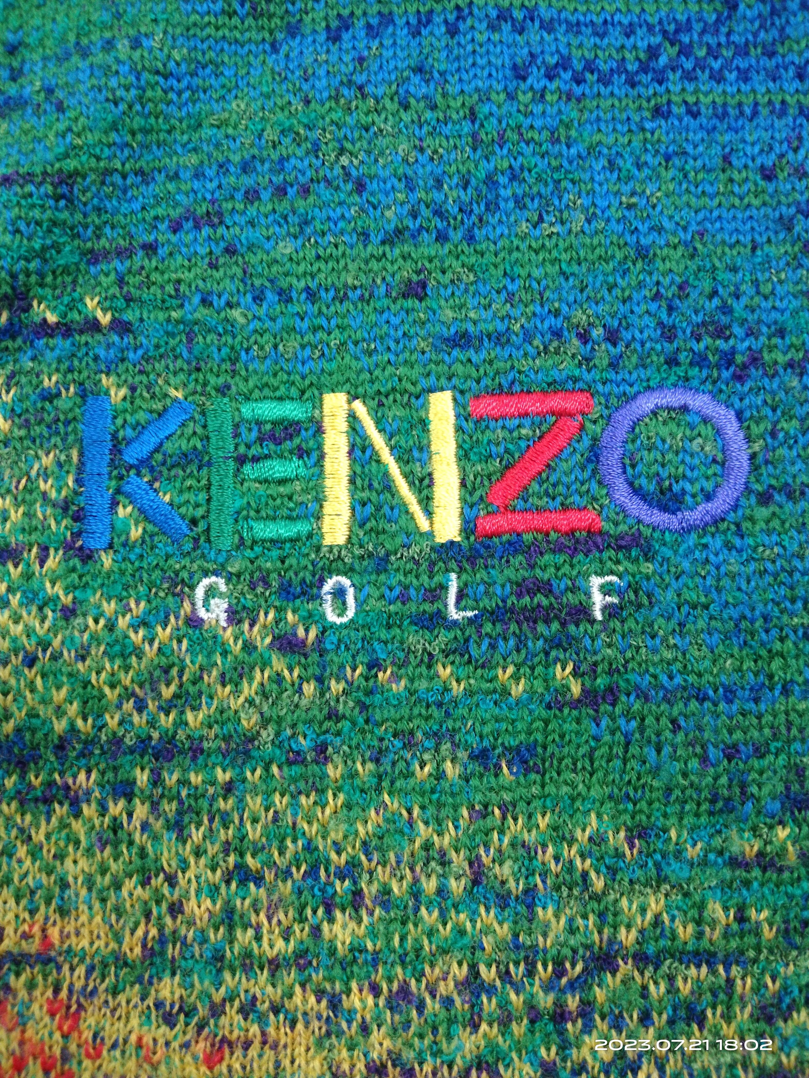 Kenzo KENZO KNIT MULTICOLOUR VEST MADE IN JAPAN🇯🇵 Size US L / EU 52-54 / 3 - 4 Thumbnail