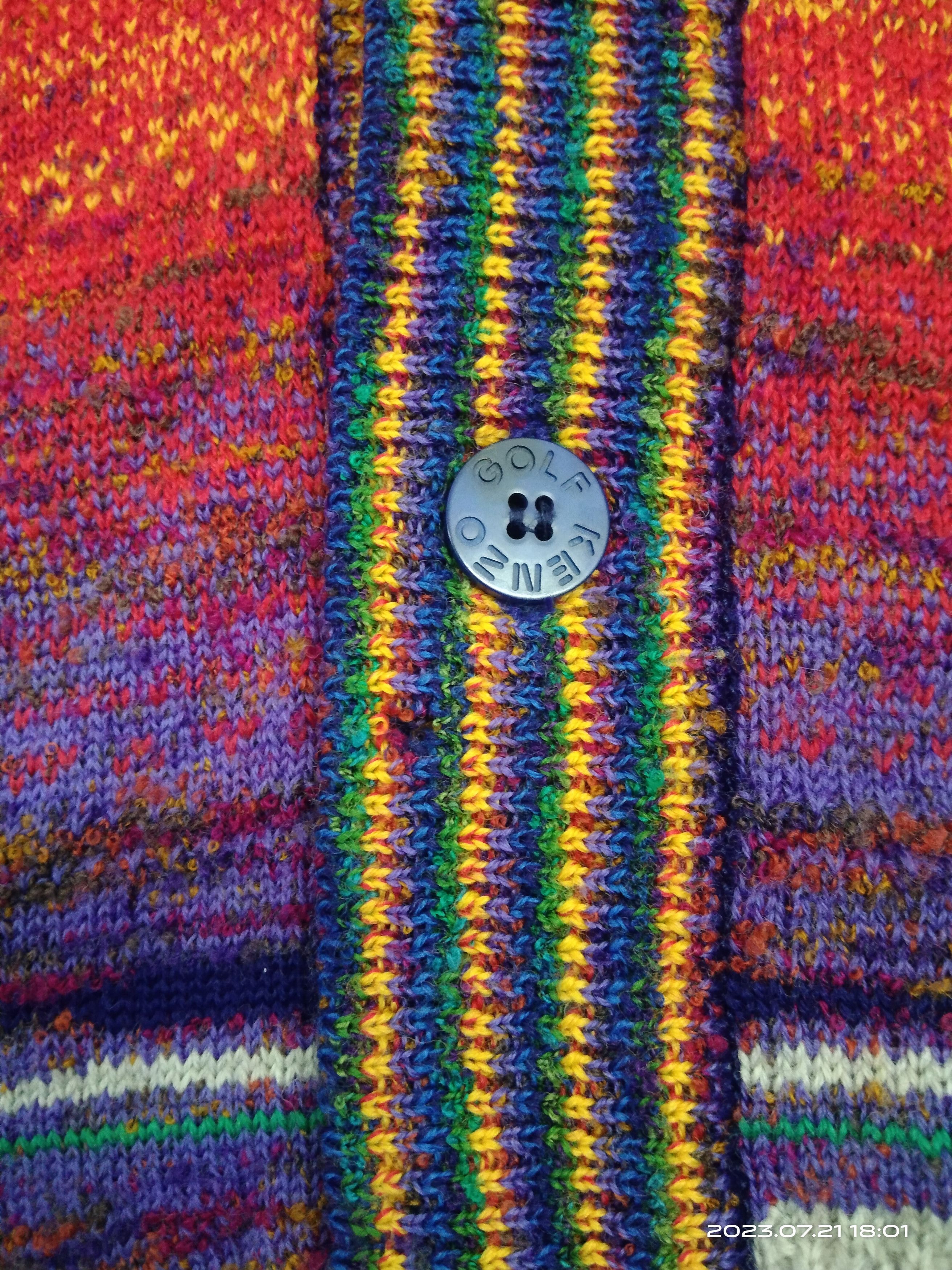 Kenzo KENZO KNIT MULTICOLOUR VEST MADE IN JAPAN🇯🇵 Size US L / EU 52-54 / 3 - 3 Thumbnail