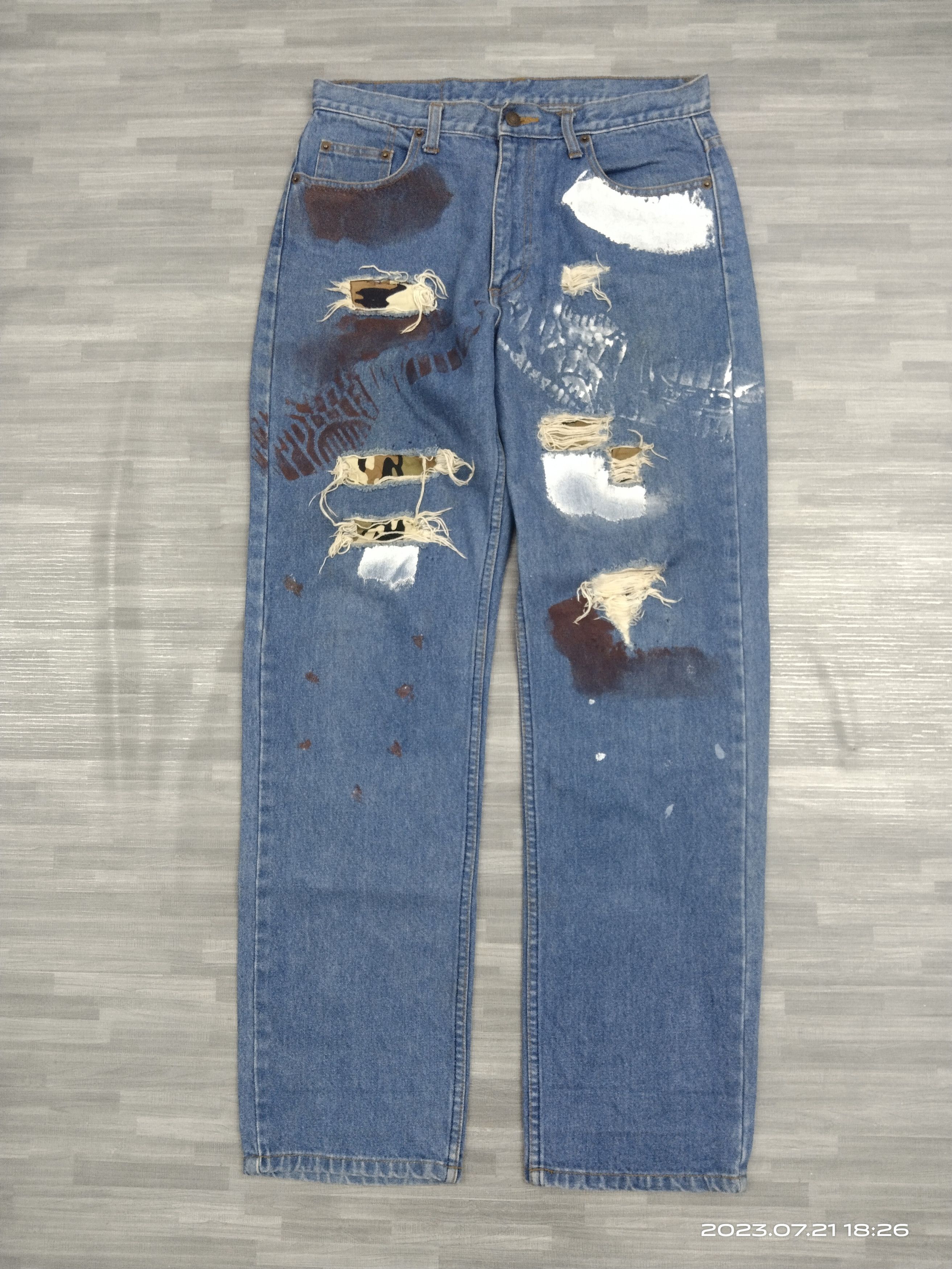 Japanese Brand B.CHASER DENIM&CRAFT INSPIRED UNDERCOVER Size US 31 - 2 Thumbnail
