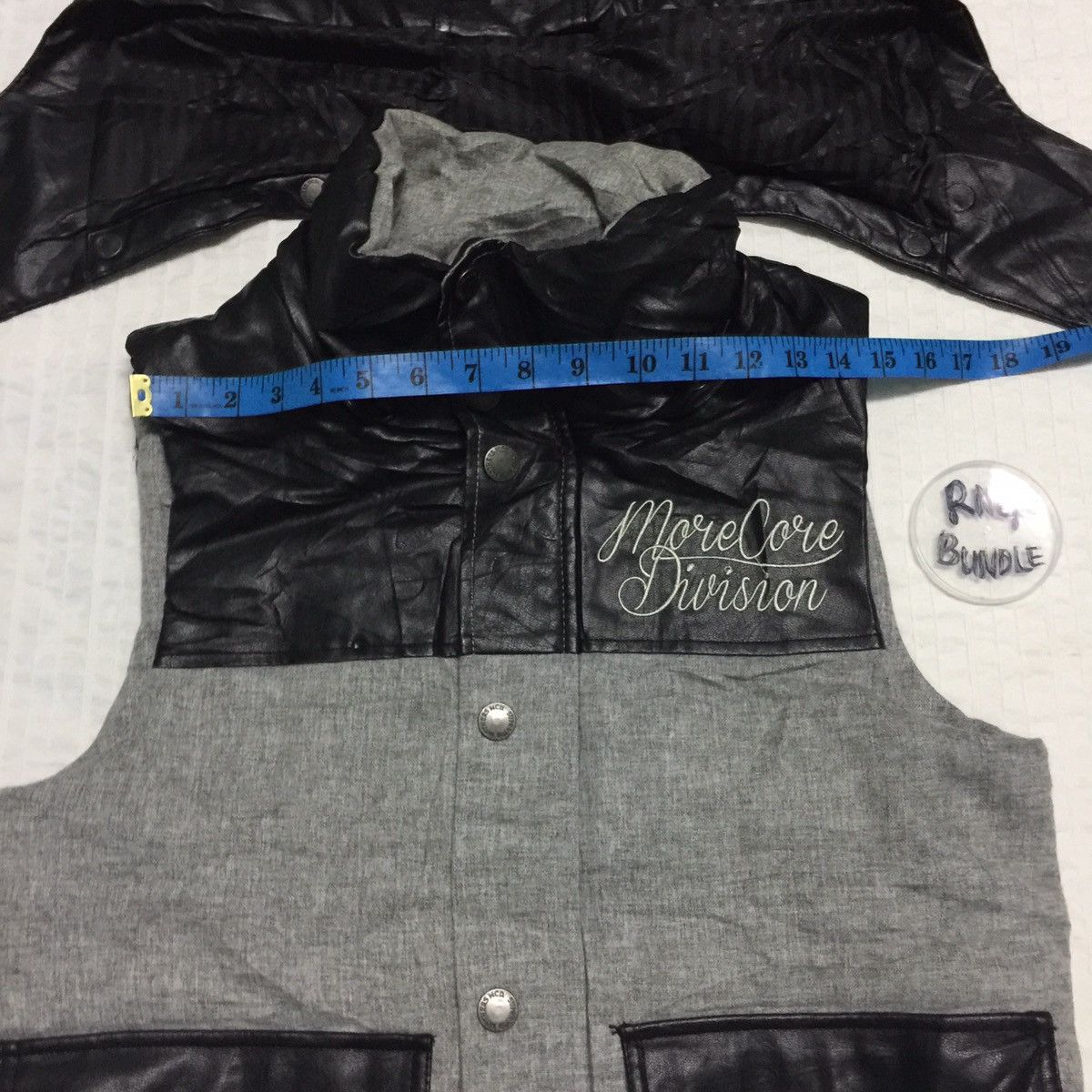 Japanese Brand More core division california black hoodie vest Size US S / EU 44-46 / 1 - 9 Thumbnail