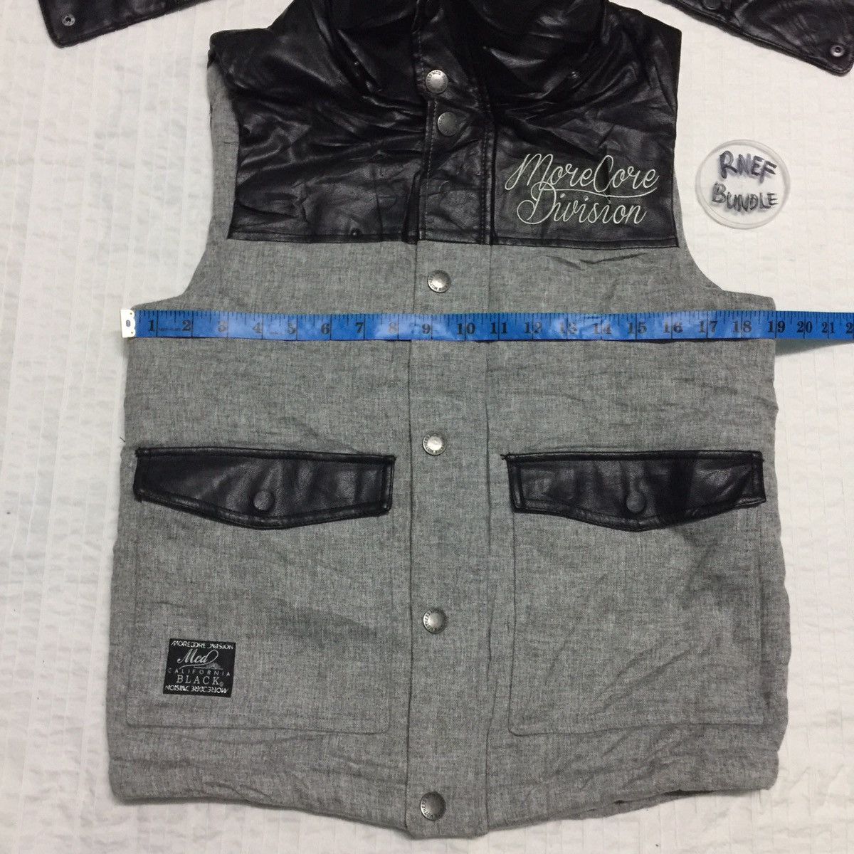 Japanese Brand More core division california black hoodie vest Size US S / EU 44-46 / 1 - 8 Thumbnail