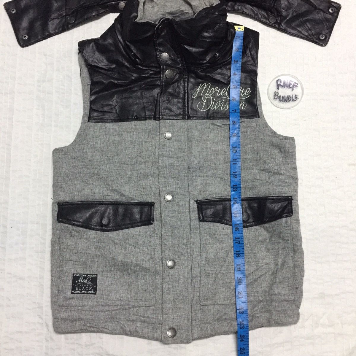 Japanese Brand More core division california black hoodie vest Size US S / EU 44-46 / 1 - 10 Thumbnail
